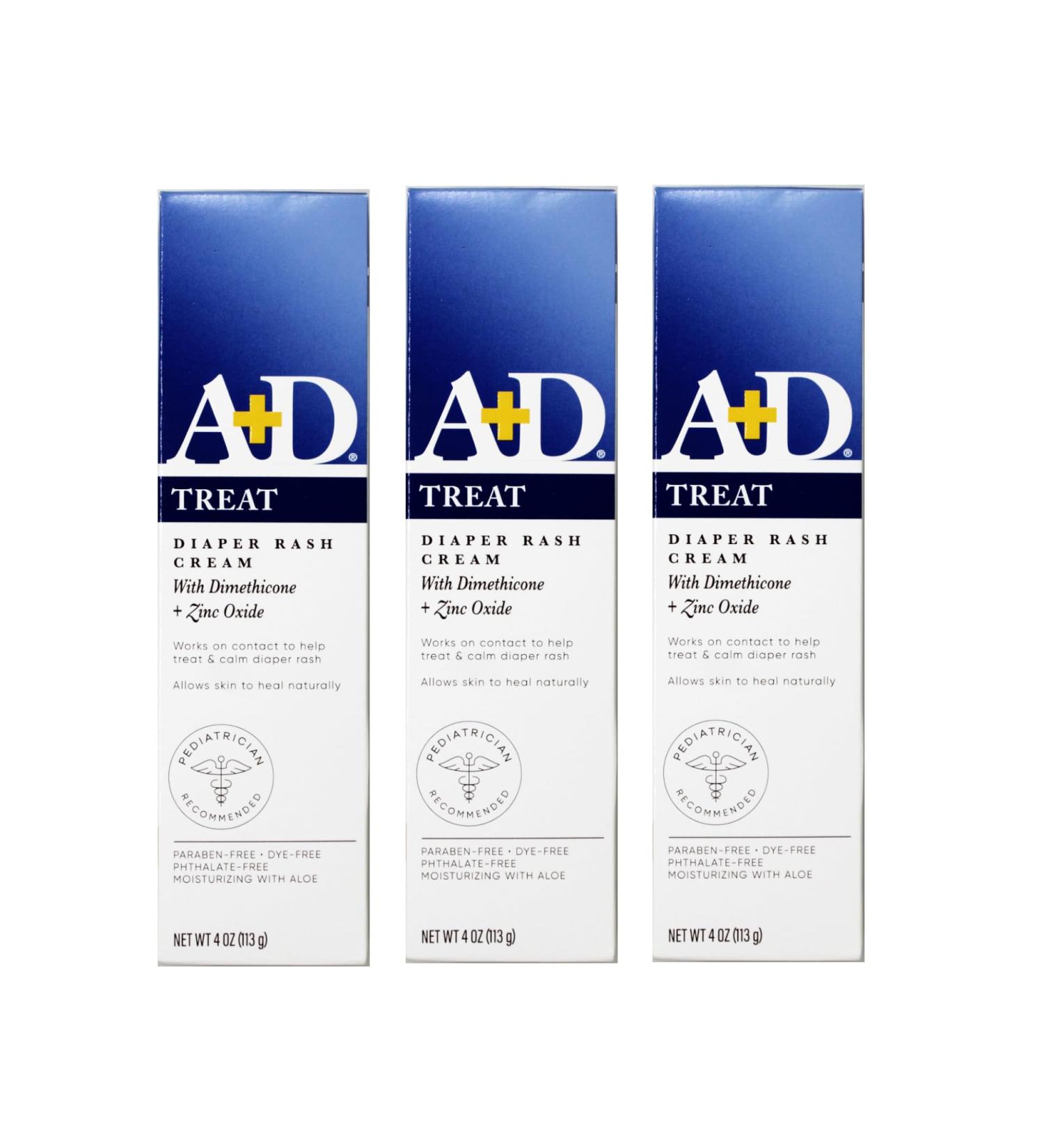 PACK OF 3 EACH A AND D W/ZINC OXIDE CREAM 4OZ PT#30085141002 - Buy Online on GoSupps.com