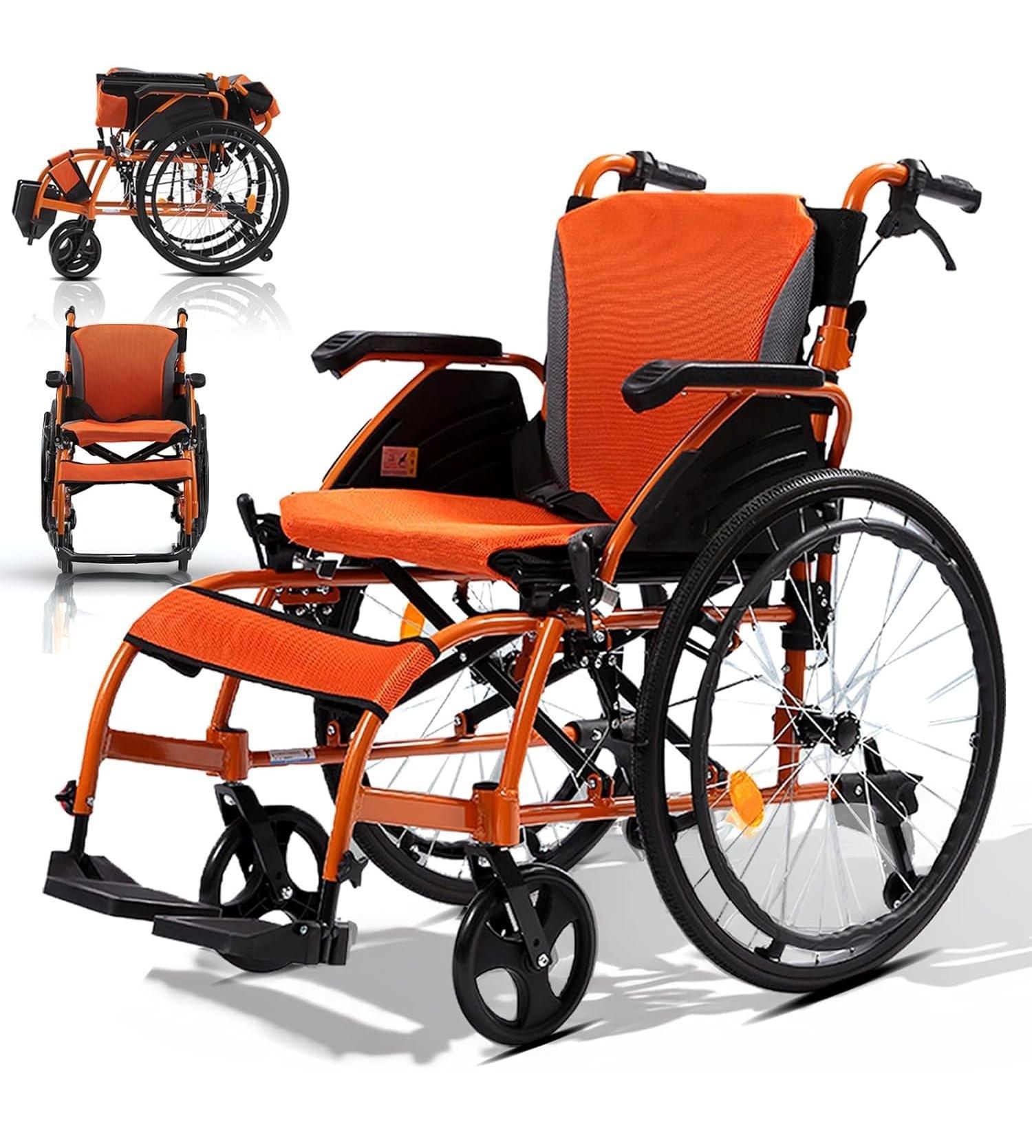 Travel Wheelchair Lightweight Wheelchair Transit Wheelchair Foldable Light Transit Wheelchair Foldable Light Folding Self Drive Wheelchairs - Buy Online on GoSupps.com