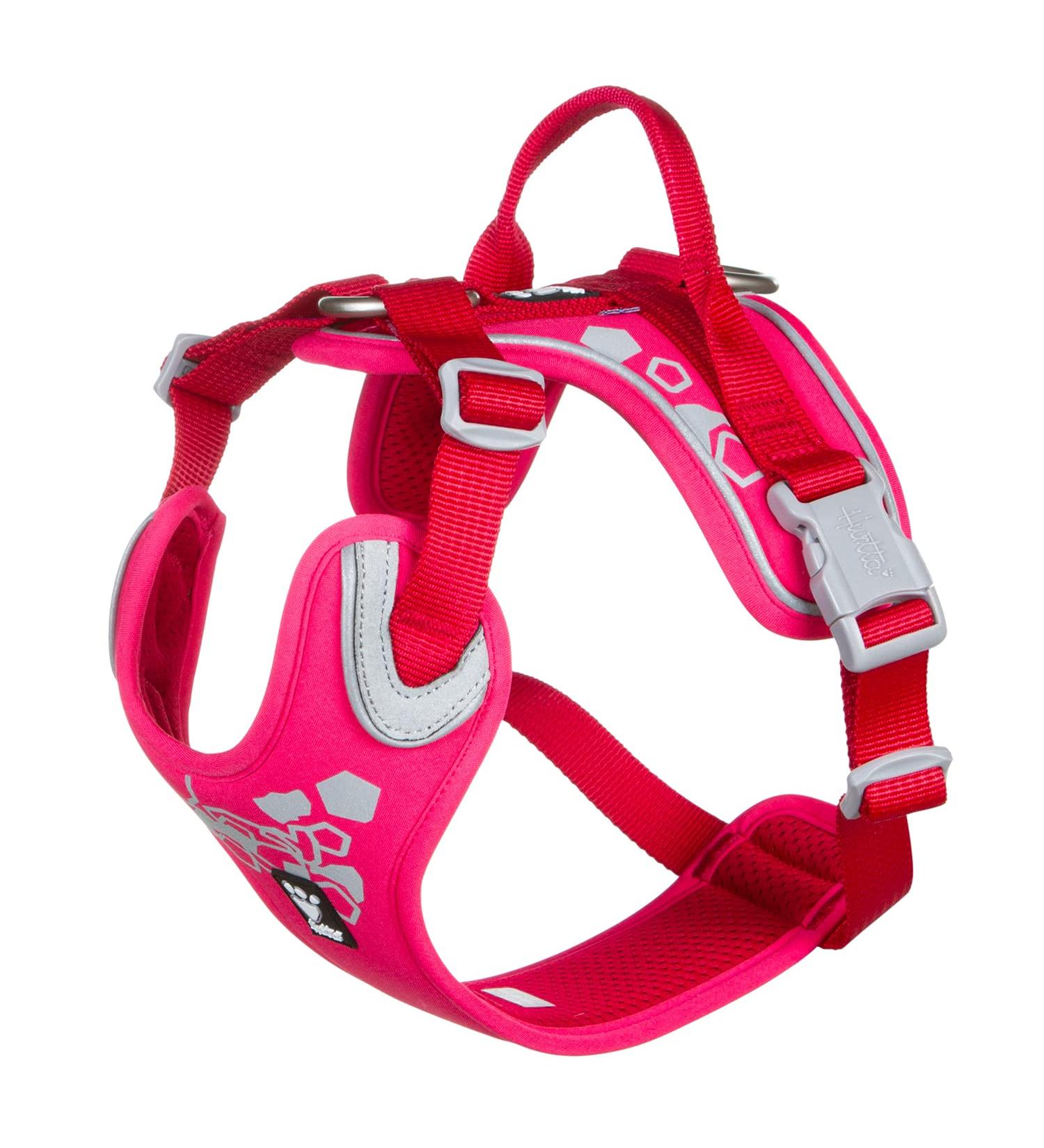 Hurtta Weekend Warrior Harness for Large Dogs - Ruby Red (80-100 cm) | Durable & Comfortable Dog Gear for International Shipping - Buy Online on GoSupps.com
