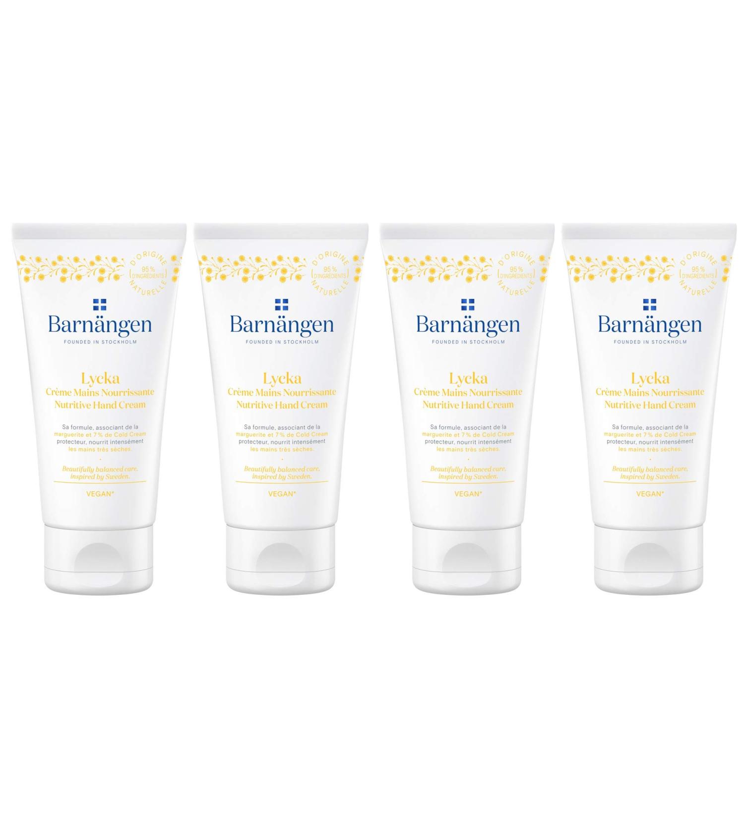 Barn ngen Barn ngen - Hand Care Cream - Nourishing Lycka - Very Dry Skin - 75 ml - Pack of 4