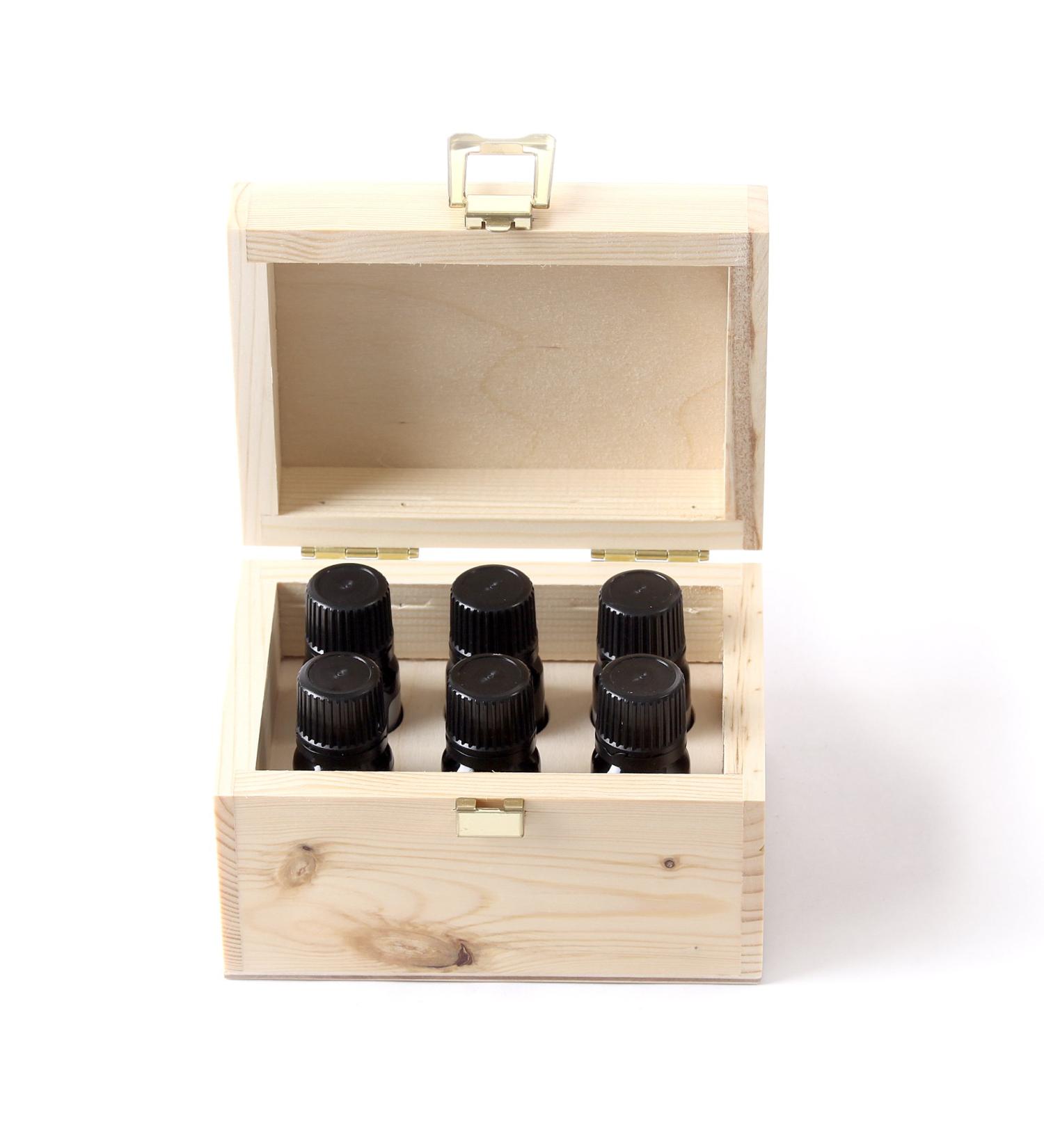 Mystic Moments Essential Oil Starter Pack - 6 x 10ml in Wooden Gift Box | International Shipping Available - Buy Online on GoSupps.com