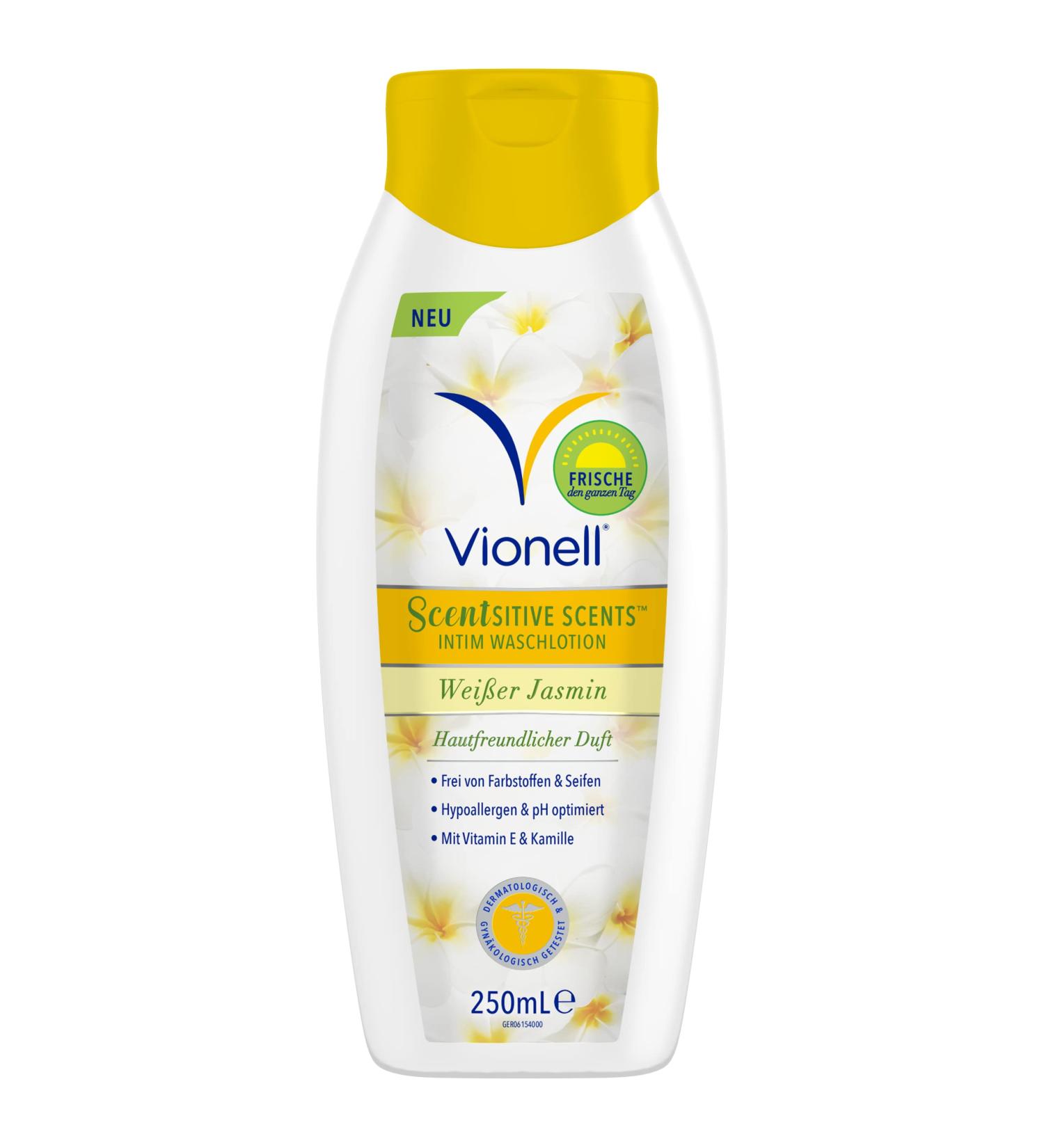 Vionell Scentsitive Scents Daily Feminine Intimate Vaginal Wash for Women with Vitamin E & Chamomile White Jasmine Fragrance 250 ml - Buy Online on GoSupps.com