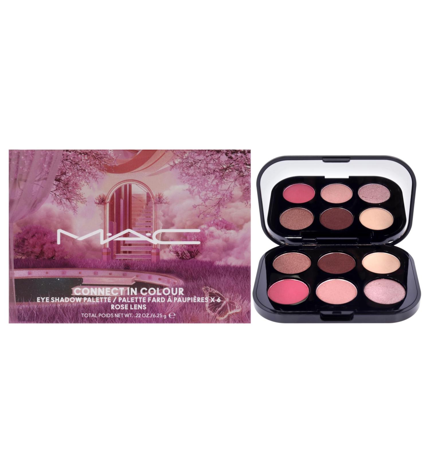 MAC Connect In Colour Eye Shadow Palette - Rose Lens | Multicolored Eye Shadow for Women | 0.22 oz - Shop Internationally - Buy Online on GoSupps.com