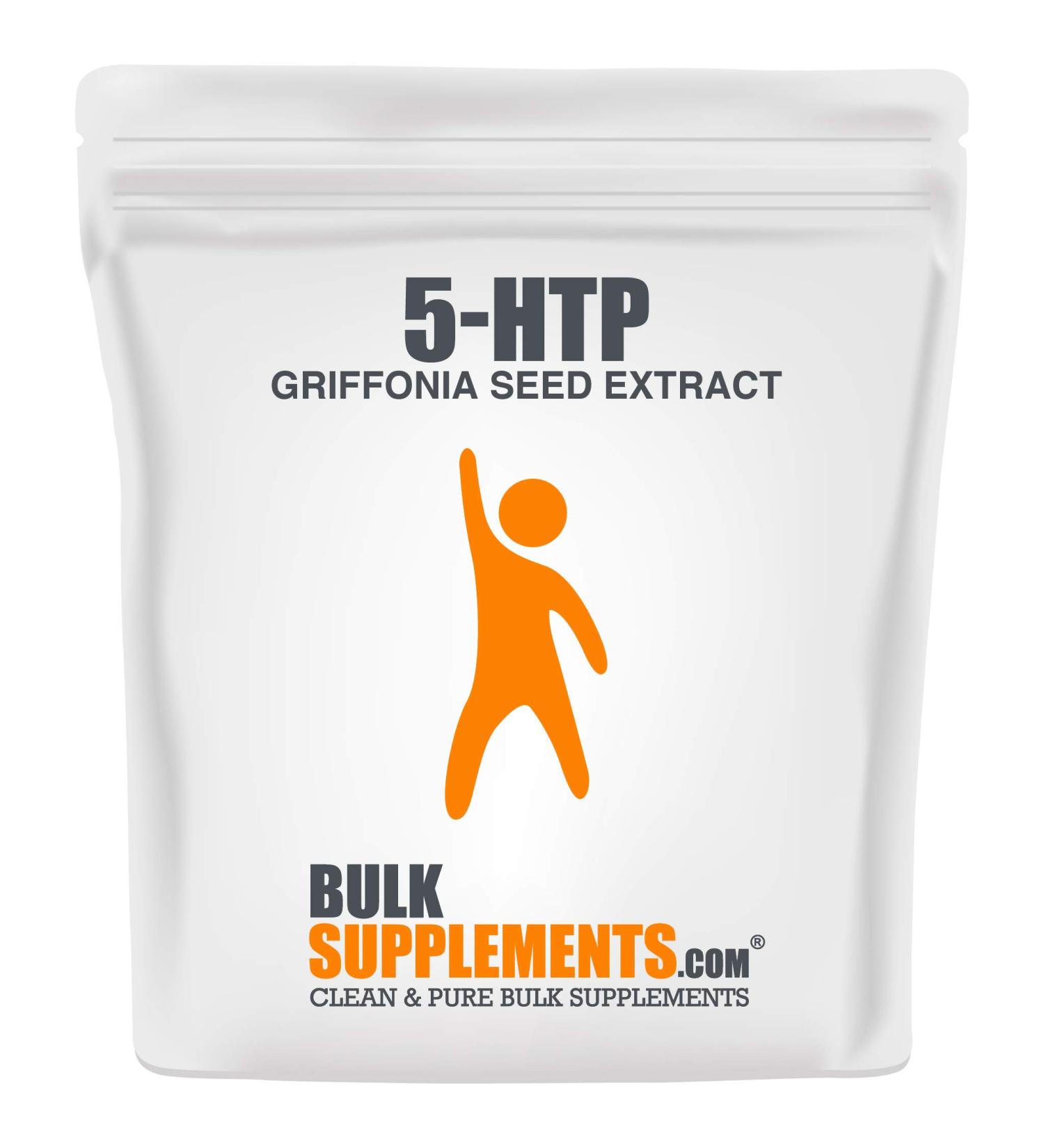 5-HTP Powder - 200mg Serotonin Mood Boosting Supplement - Neurotransmitter Support - 25g - Buy Online on GoSupps.com