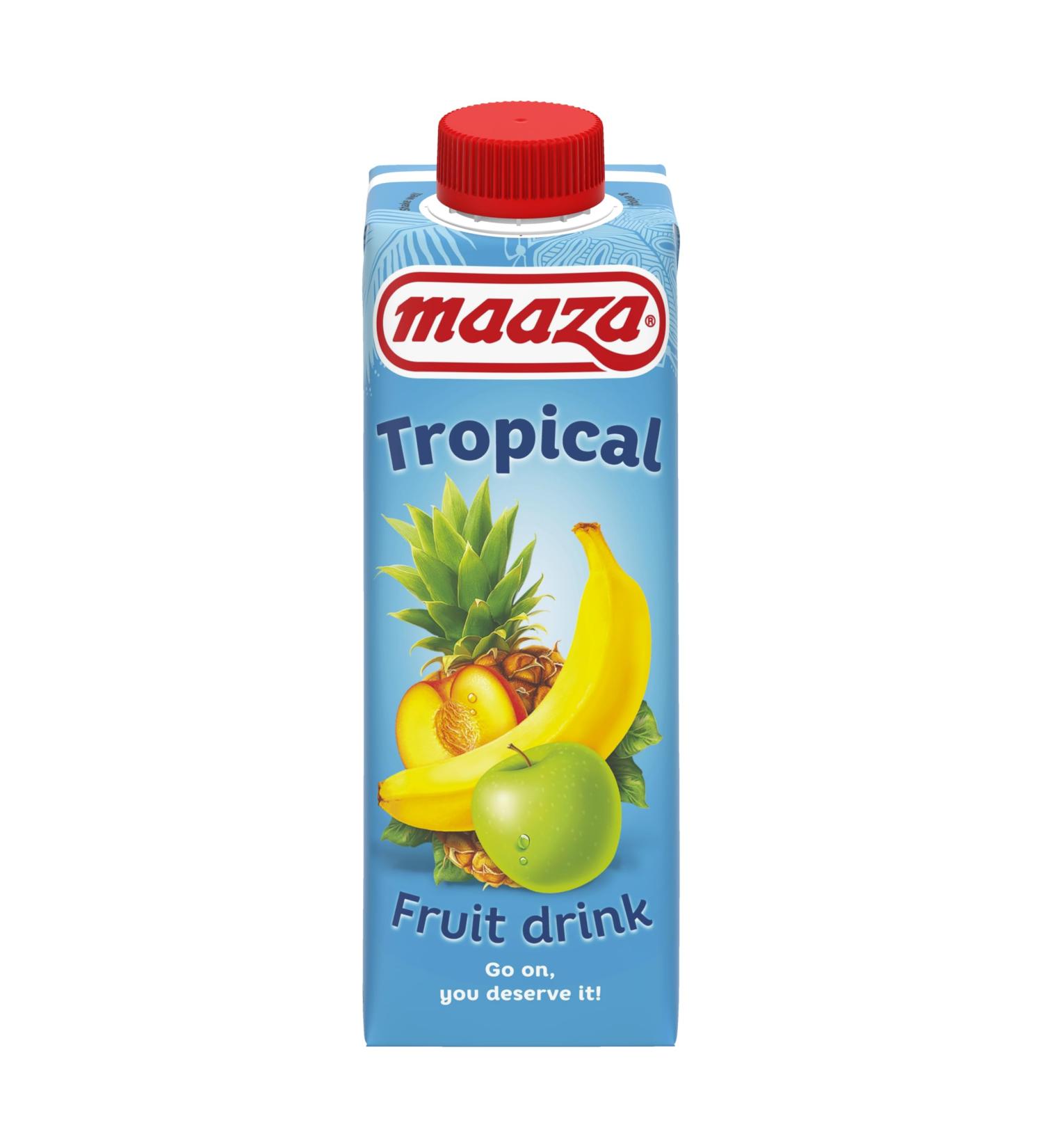 Maaza Tropical Fruit Drink Lot de 8 paquets de jus de fruits 8 x 330 ml 330 ml (Lot de 8) Tropical