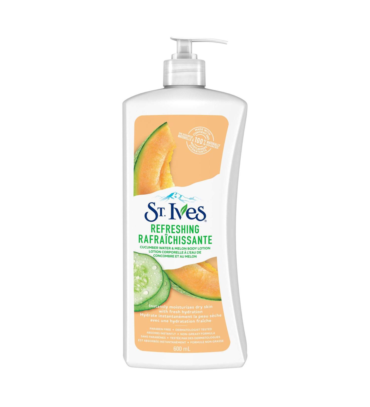 Buy St. Ives Cucumber Melon Hydrate Body Lotion 600 ml - Moisturizing & Refreshing Ships Internationally - Buy Online on GoSupps.com