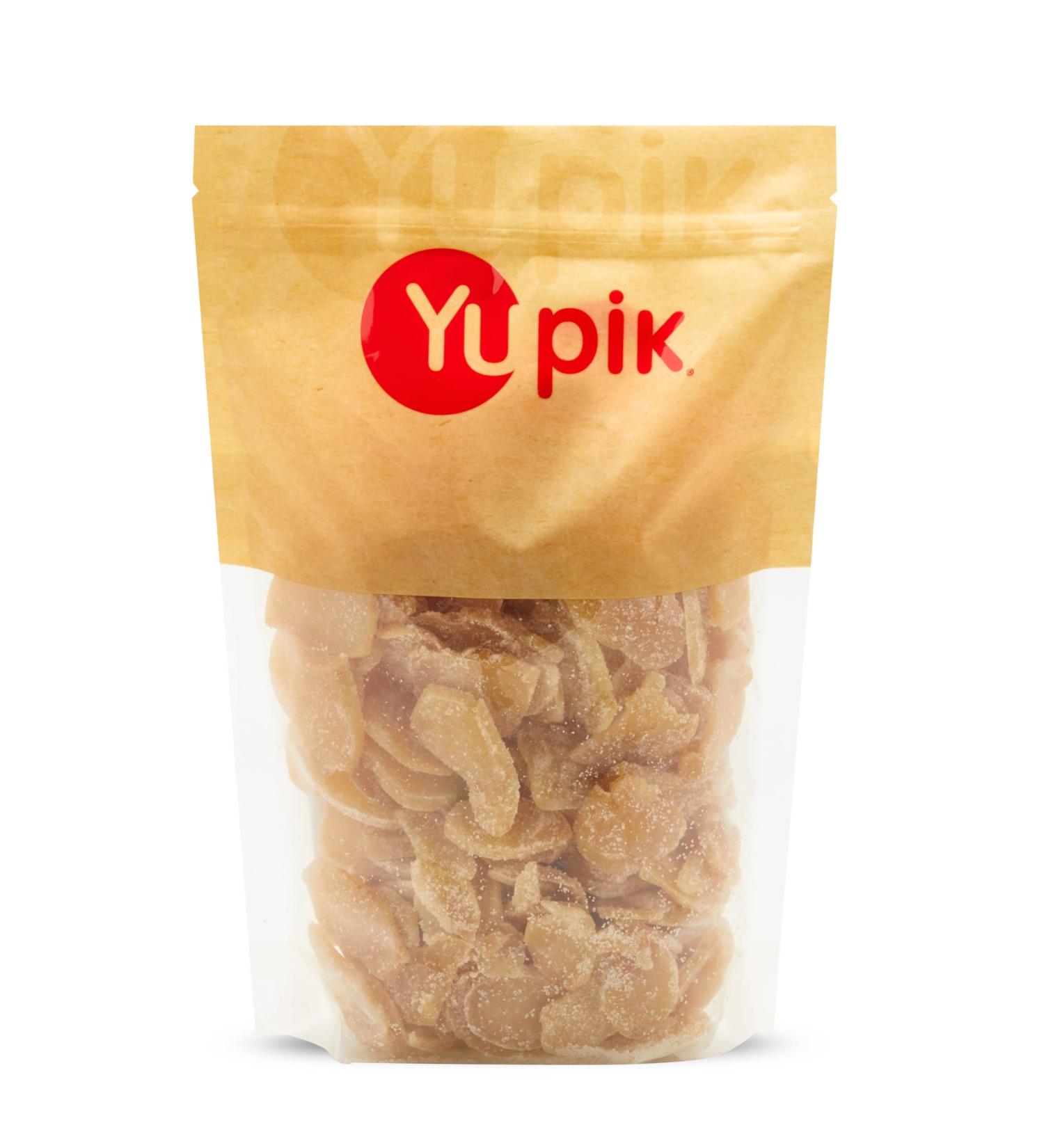 Yupik Crystallized Ginger Slices 1 kg Kosher GMO-Free Chewy Ginger Root Sugar Coated Strips Candied Ginger Sweet Snacks Aromatic Topping & Inclusion Ideal for Baking Teas Beverages 1 kg (Pack of 1) - Buy Online on GoSupps.com