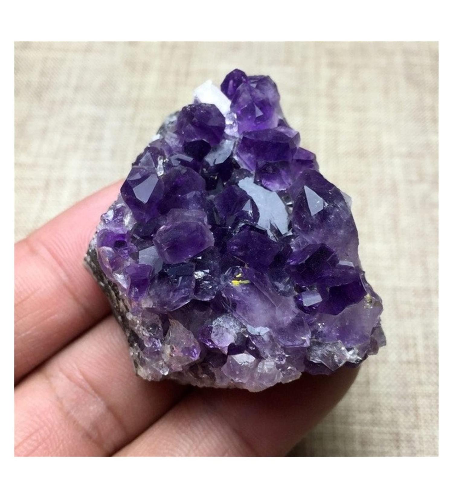 Natural Crystal Rough Natural Purple Amethyst Quartz Crystal Cluster Specimen - Buy Online on GoSupps.com