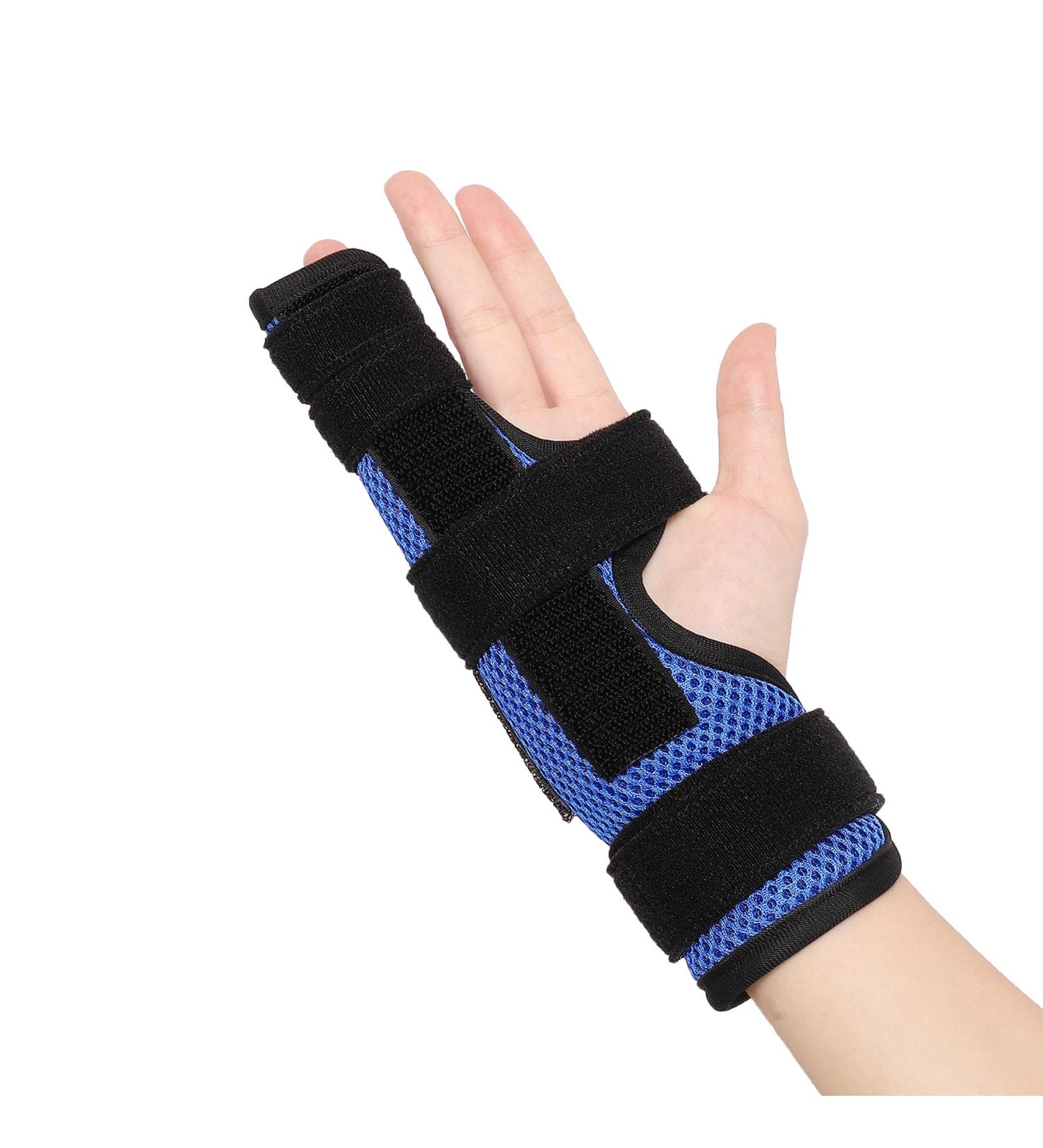 YiYame Little Finger Splint - Metal Support for Broken/Ring Finger, Boxer's Fracture, Arthritis - Right & Left Hand - Buy Online on GoSupps.com