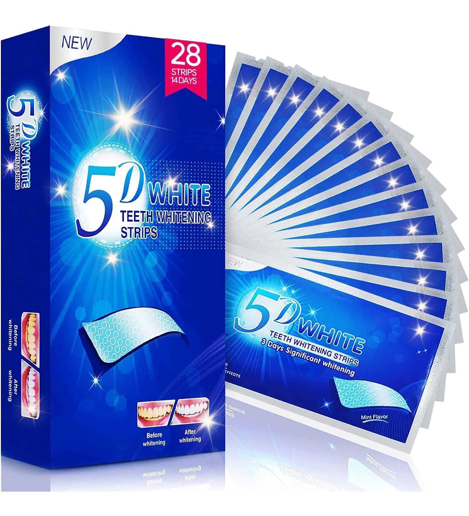 Vinmall 28 Teeth Whitening Stripes - Safe Enamel Bleaching for Bright White Smile | Effective Tooth Whitening Strips - Buy Online on GoSupps.com