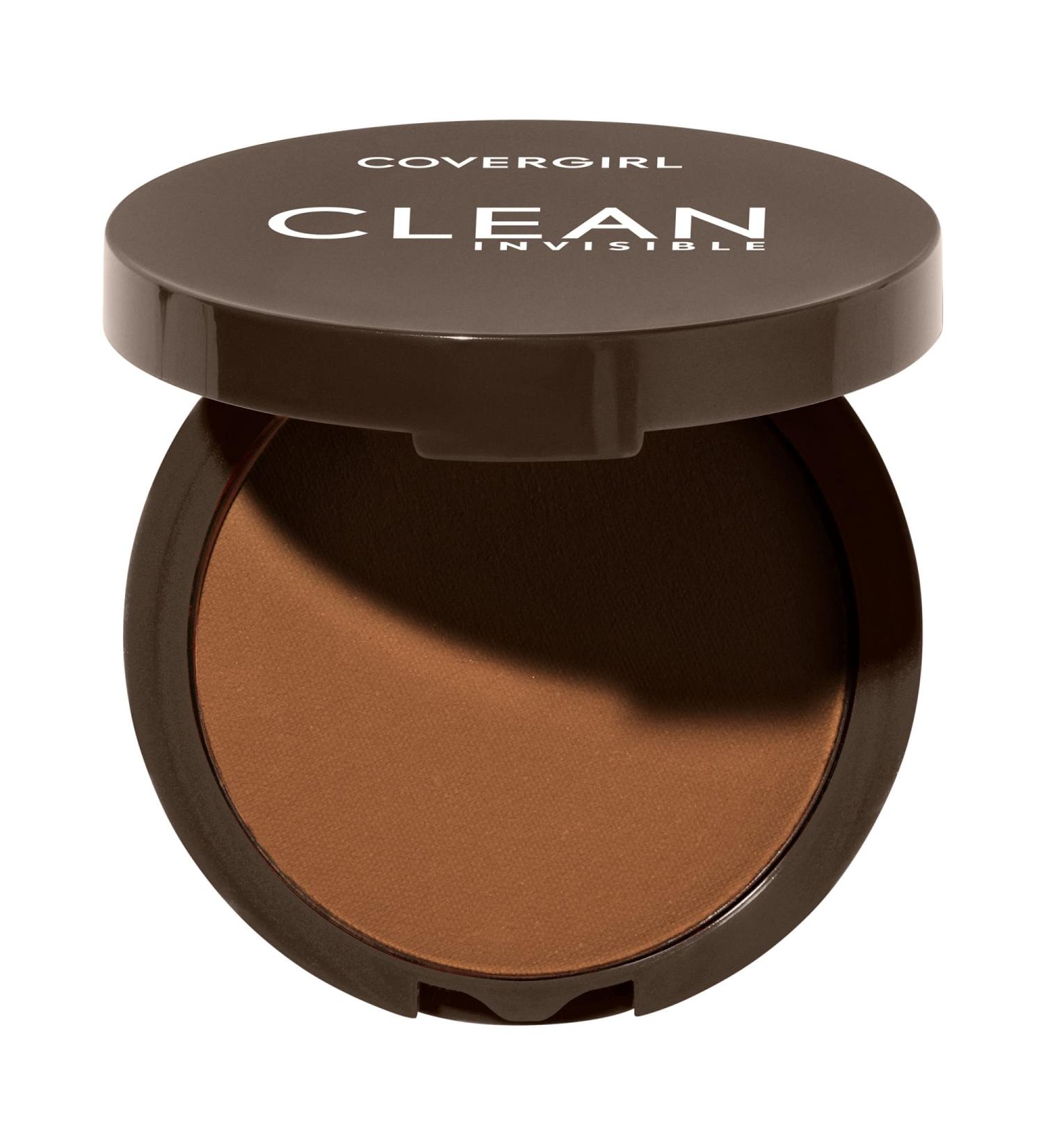 Covergirl Clean Invisible Pressed Powder - Lightweight, Breathable Vegan Formula (Golden Caramel 180, 0.38oz) - Buy Online on GoSupps.com