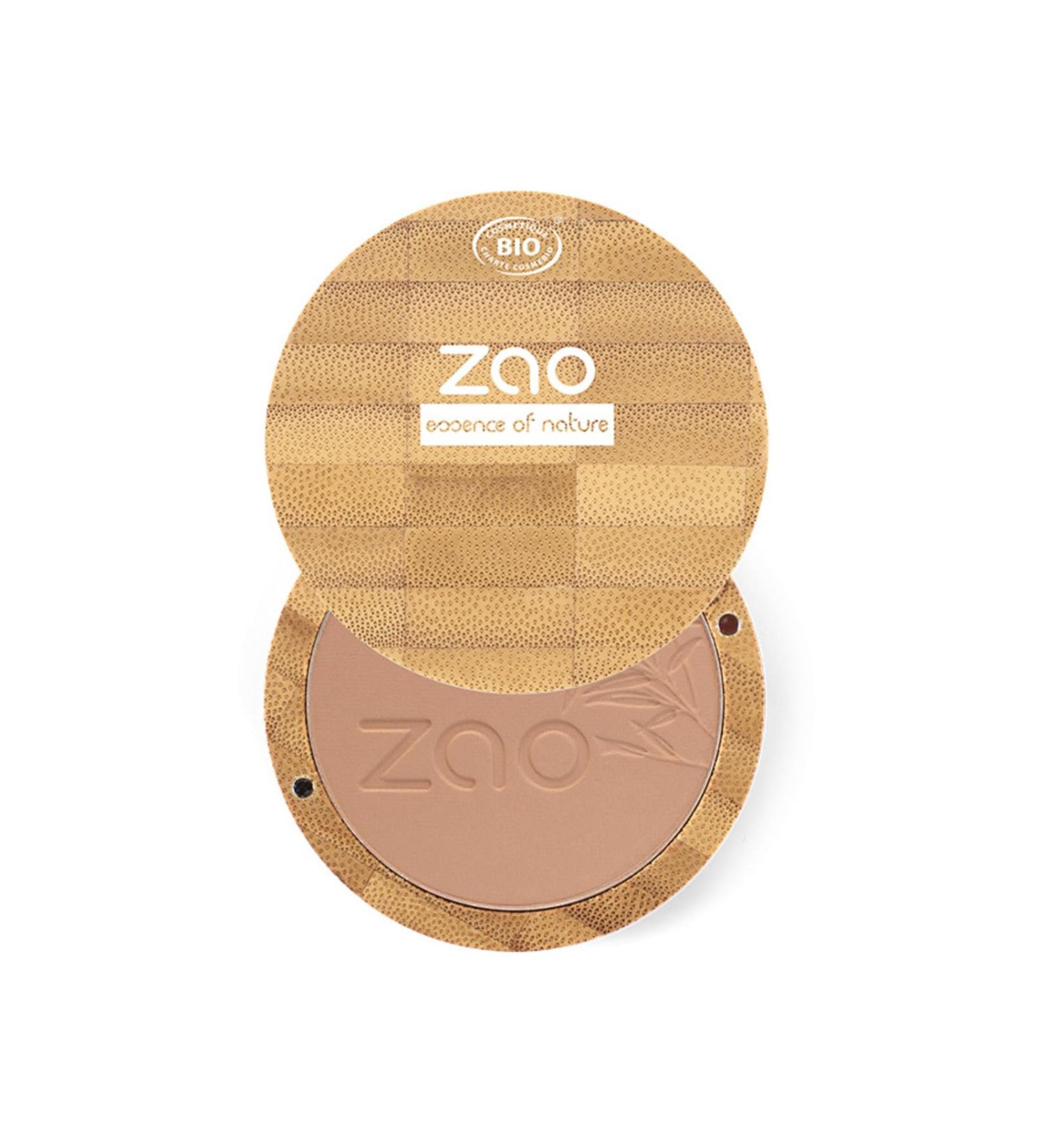 Shop ZAO Compact Powder 305 - Milk Chocolate in Refillable Bamboo Container | Eco-Friendly & International Shipping - Buy Online on GoSupps.com