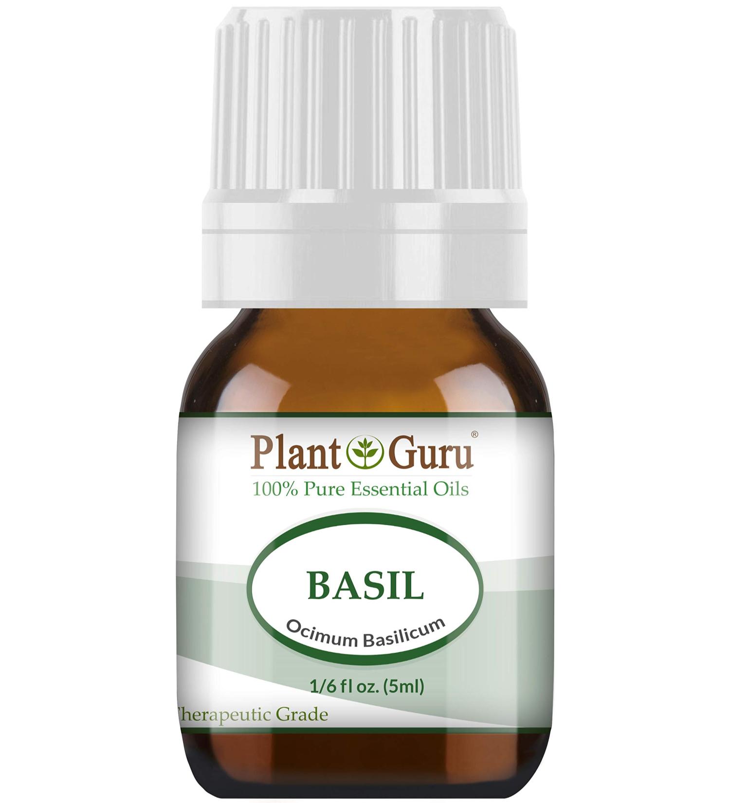 Basil Essential Oil 5 ml 100% Pure Undiluted Therapeutic Grade.