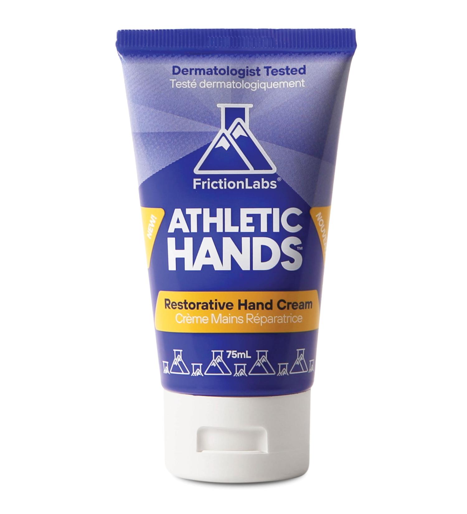 Friction Labs Athletic Hands - Restorative Hand Cream for Active Skin | Non-Greasy Shea Butter Derm Tested Eucalyptus Scent - Ideal for Athletes - Buy Online on GoSupps.com