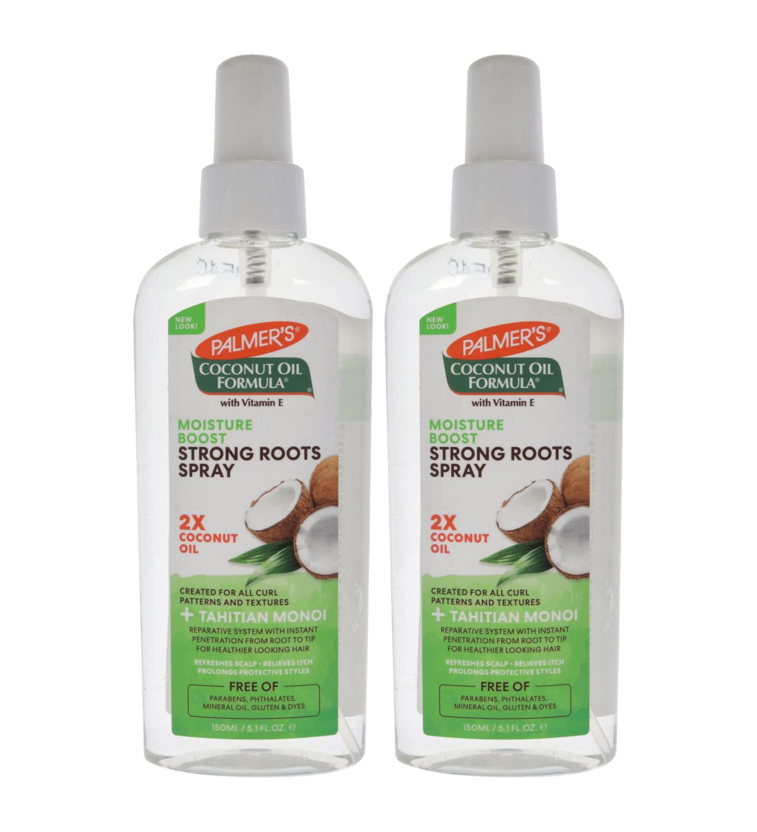 Palmers Coconut Oil Formula Moisture Boost Strong Roots Spray Hair Spray Unisex 5.1 oz Pack of 2