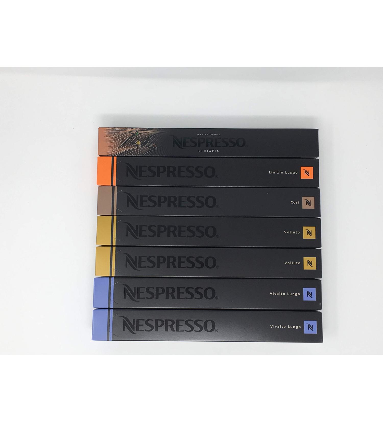  Nespresso Nespresso - Variety Pack - 70 Capsules - 20 x Volluto - COSI - Linizio Lungo - 20 x Vivalto Lungo - Ethiopia - Soft and Light Blend - Buy Online on GoSupps.com