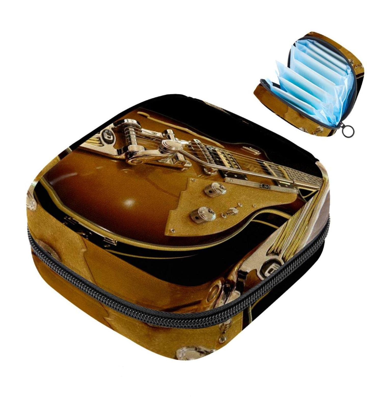 Stylish Women's Napkin Storage Bag | Portable Menstrual Cup & Bandages | Ideal for Music Lovers - Buy Online on GoSupps.com