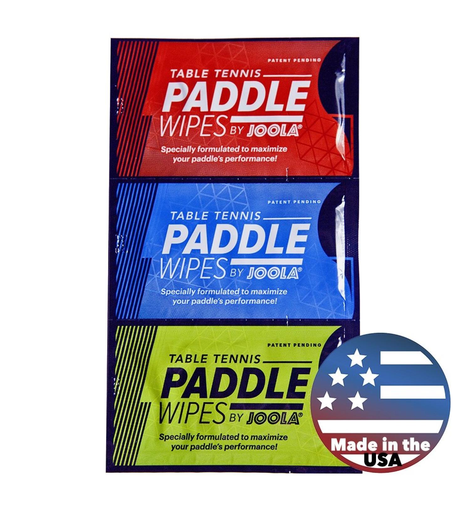 JOOLA Table Tennis Paddle Cleaning Wipes (18 Count) - Alcohol/Bleach Free, Citrus Scent, Rubber-Safe - Buy Online on GoSupps.com