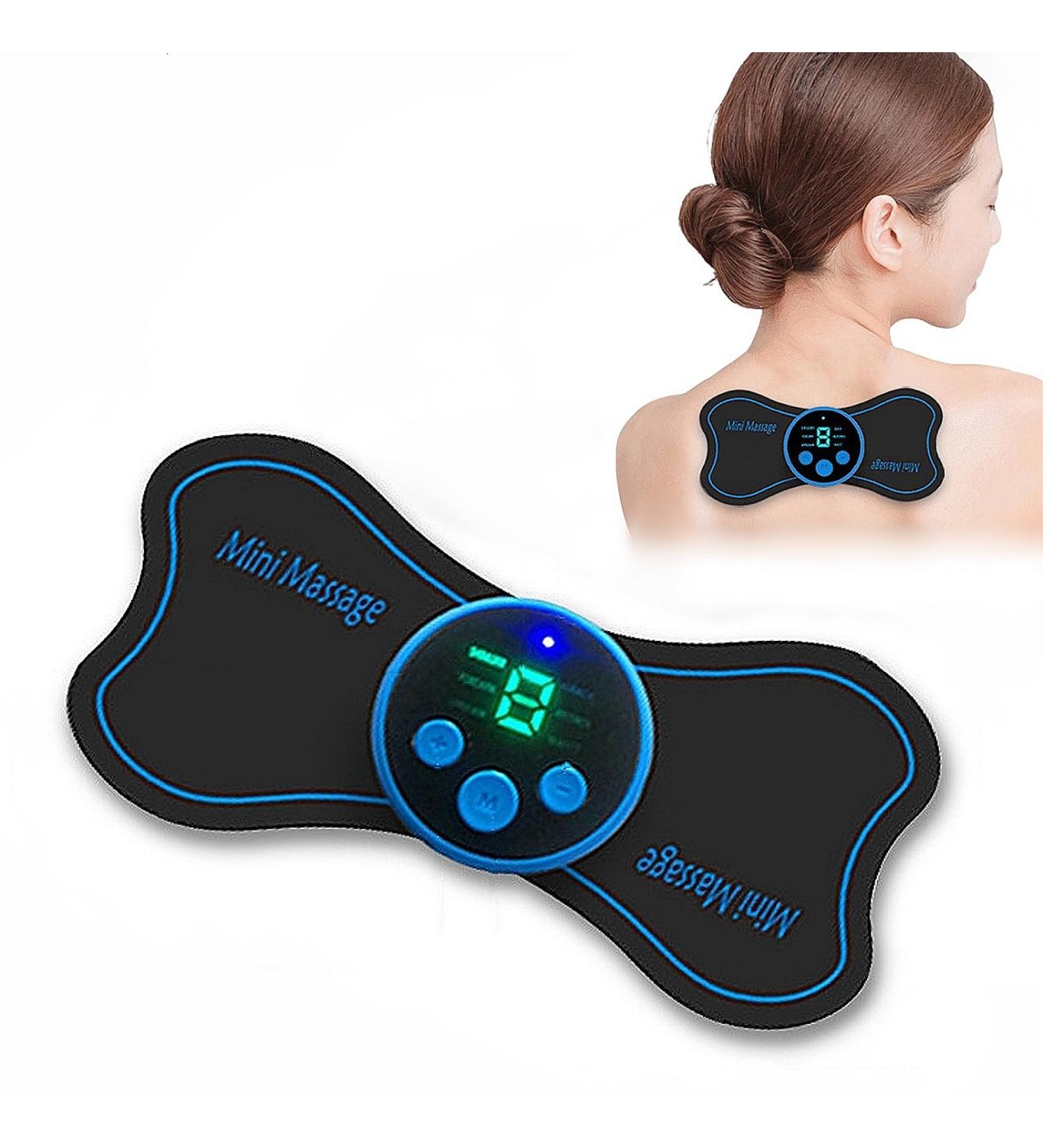 Portable TENS Device for Pain Relief | EMS Muscle Stimulator for Back Arm Leg & Shoulder Pain | Cervical Massage Sticker - Buy Online on GoSupps.com