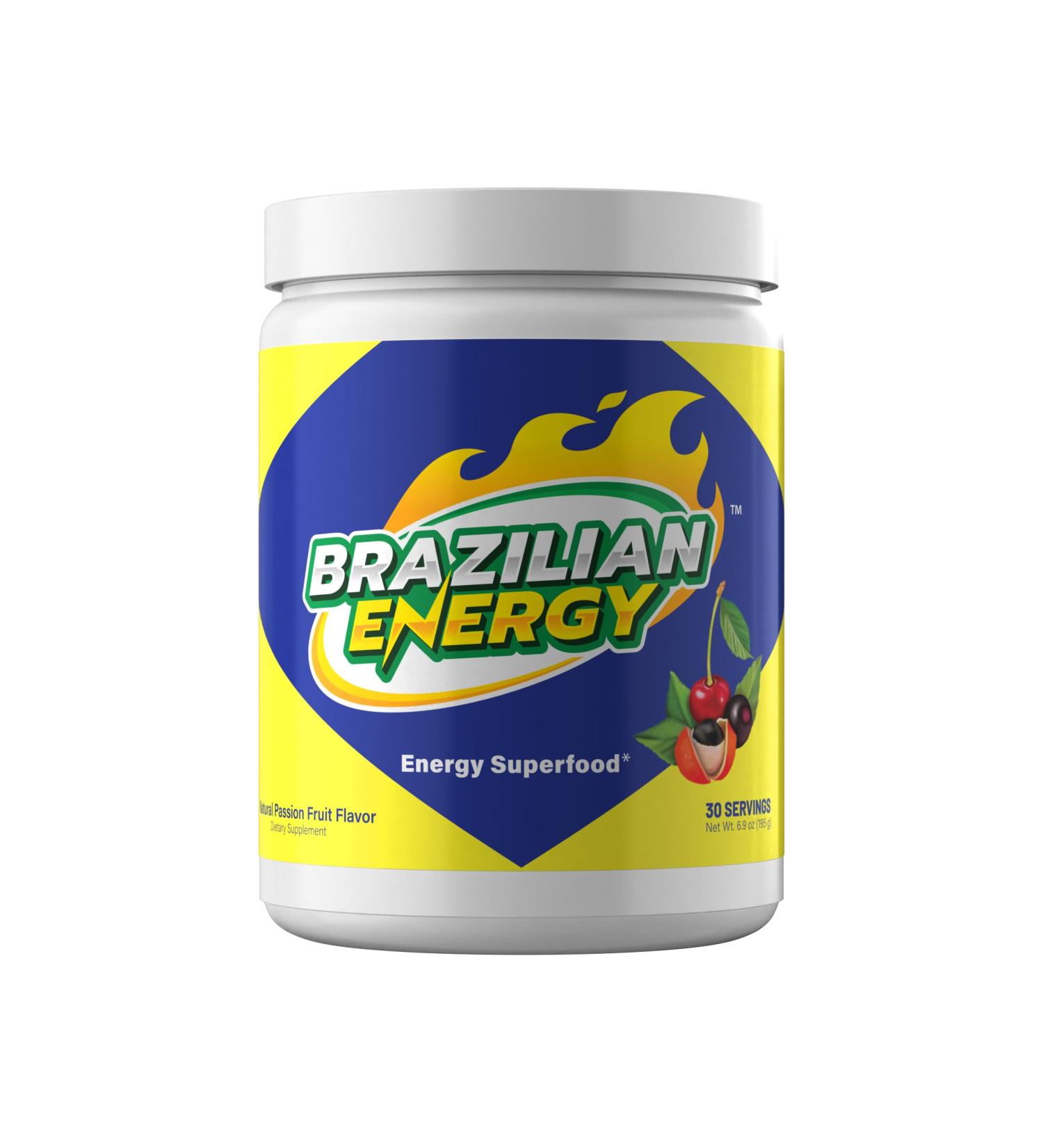 Guarana Energy Superfood with Acai & Acerola - High Antioxidants & Natural Caffeine (30 Servings) - Boost Your Energy & Health - Buy Online on GoSupps.com