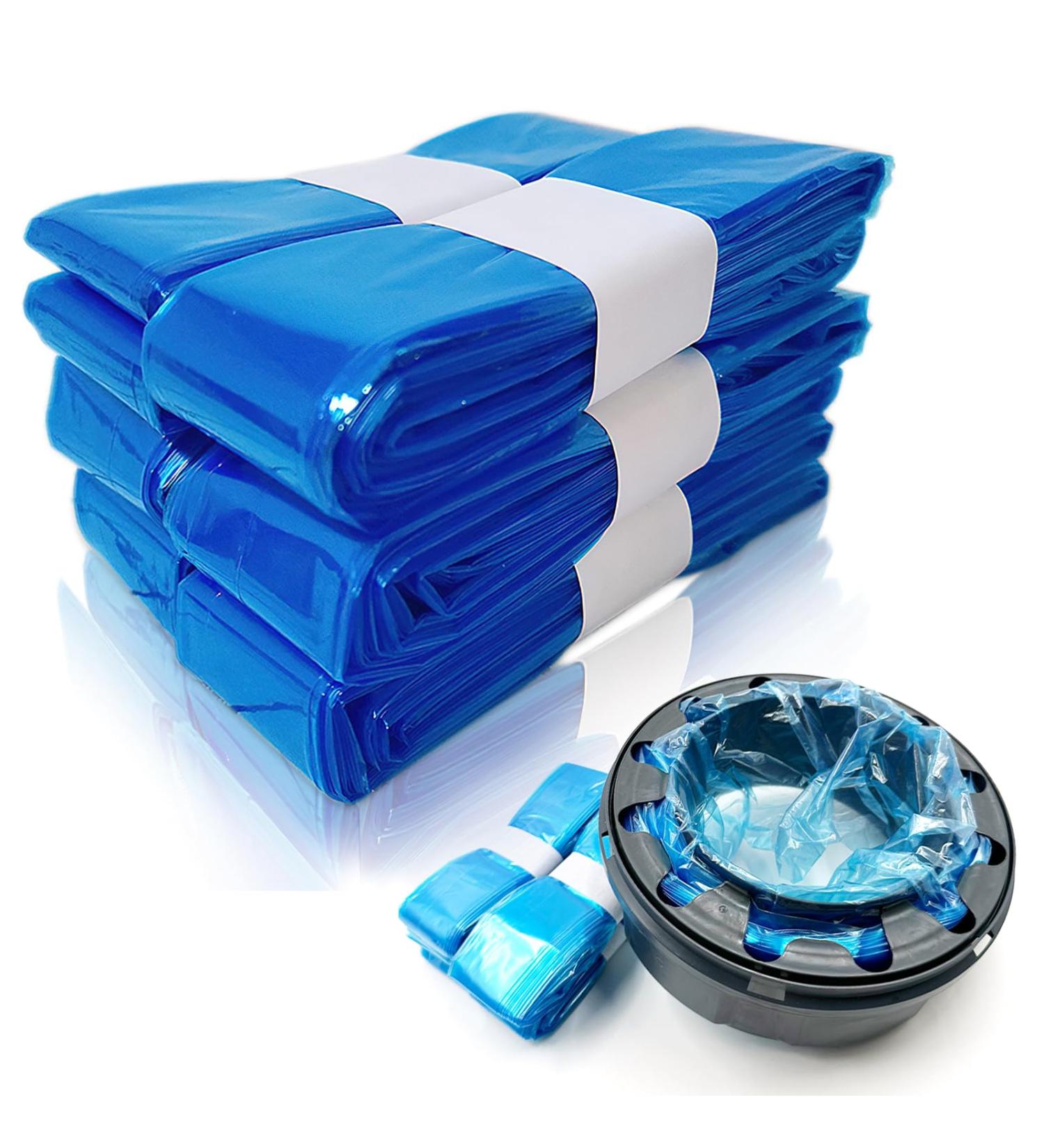 Refilling Foil for Diaper Pail - 10 Smell-Tight Cassettes Compatible with Genius Munchkin & Angelcare - 4.5m Diaper Filler Foil (Blue) - Buy Online on GoSupps.com