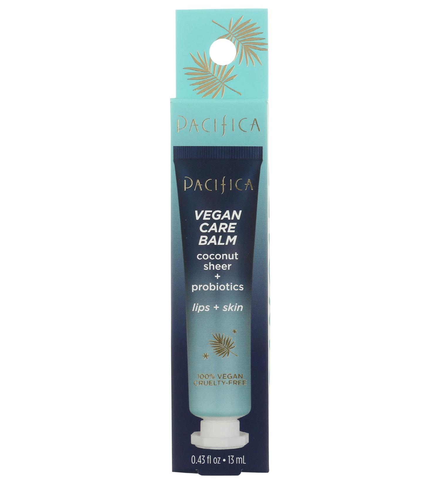 Pacifica Coconut Sheer Lips & Skin Care Balm 0.43 oz - Hydrating Vegan Formula - Buy Online on GoSupps.com