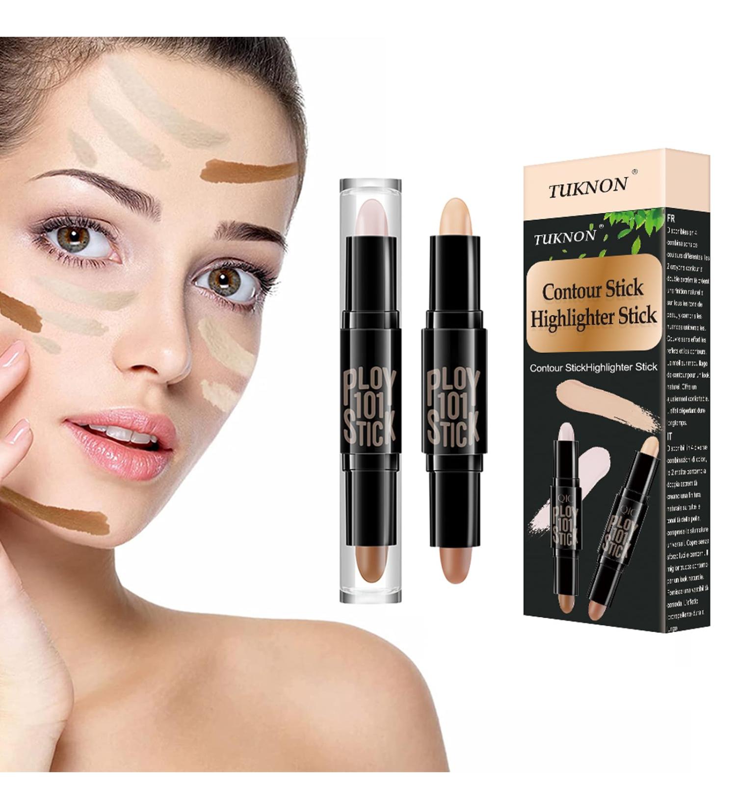Buy Contouring Stick & Highlighter Set - Long-Lasting Concealer for Perfect Contours | International Shipping - Buy Online on GoSupps.com