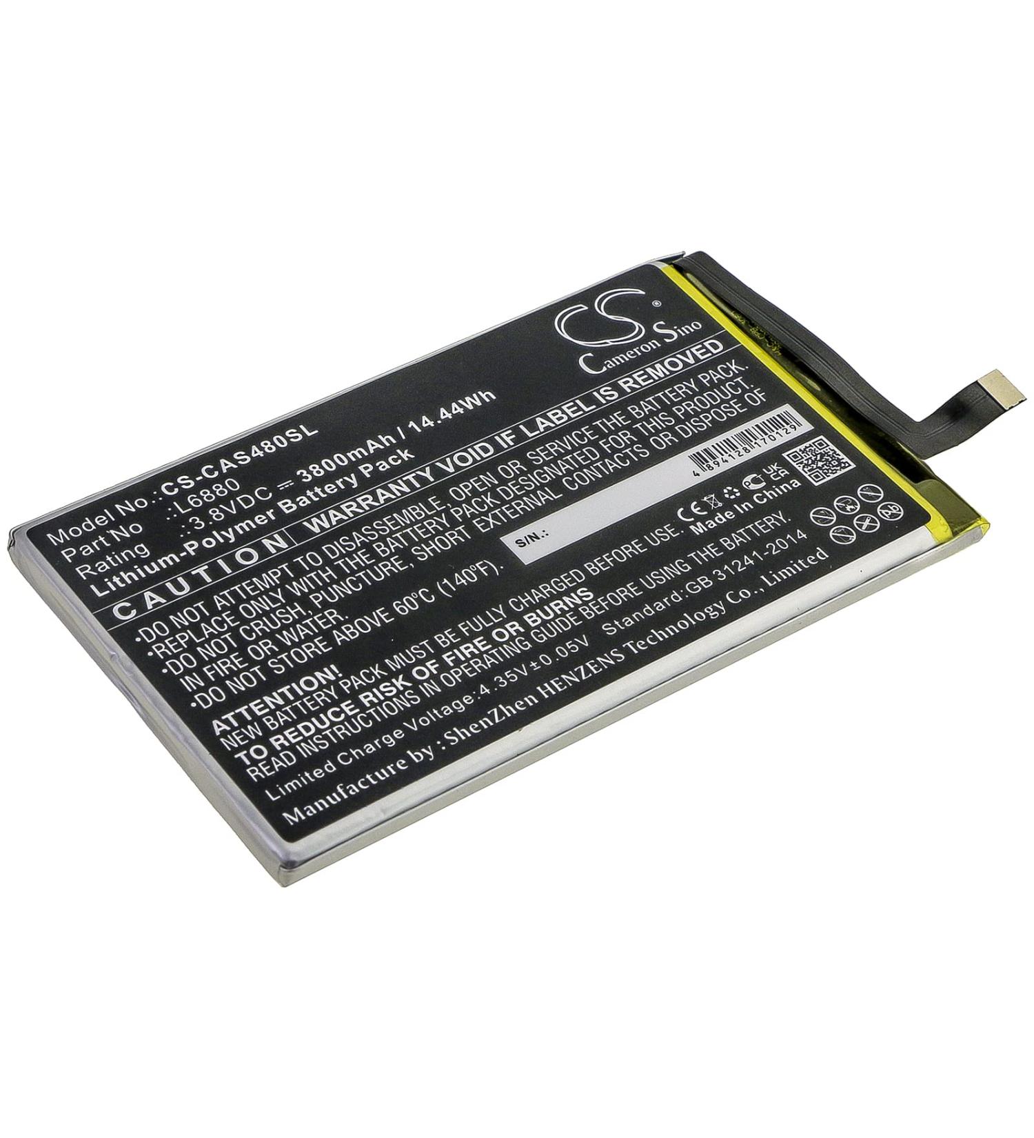 3800mAh Replacement Battery for CAT L6880 S48C - Long-lasting Power | International Shipping - Buy Online on GoSupps.com