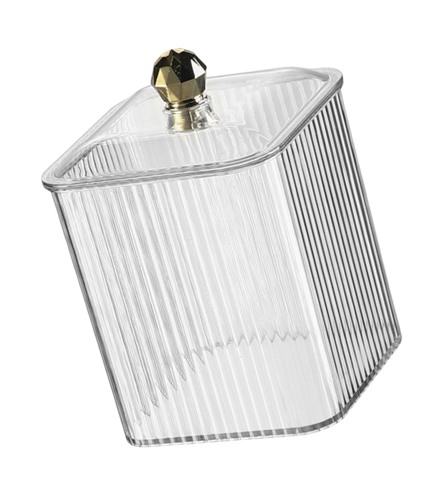 Portable Sturdy Cotton Pad Holder Stylish Home Accessory Portable for Efficient Cosmetic Storage and Organization - Buy Online on GoSupps.com