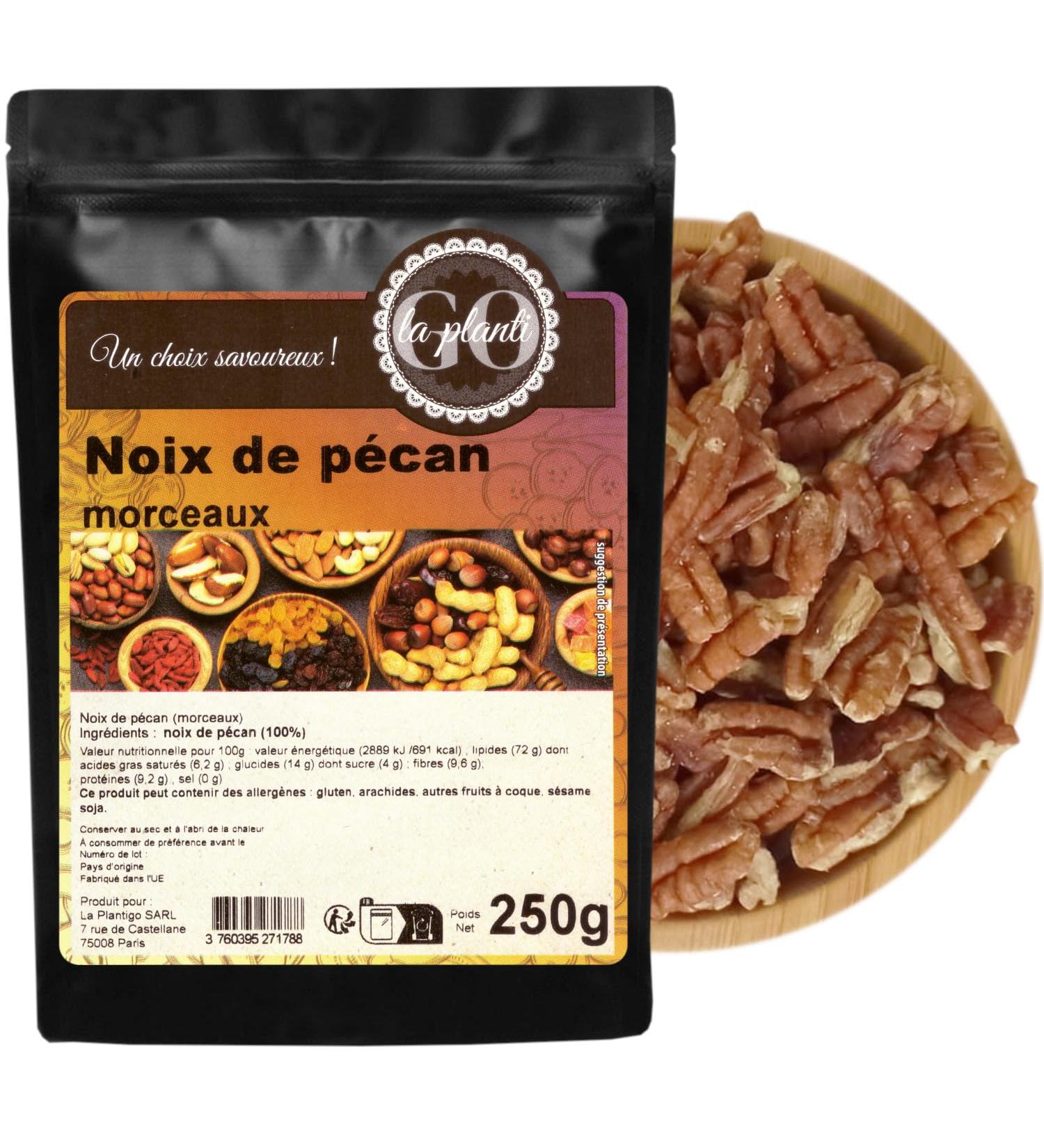 Pecan nuts (pieces) 250 g - LA PLANTIGO