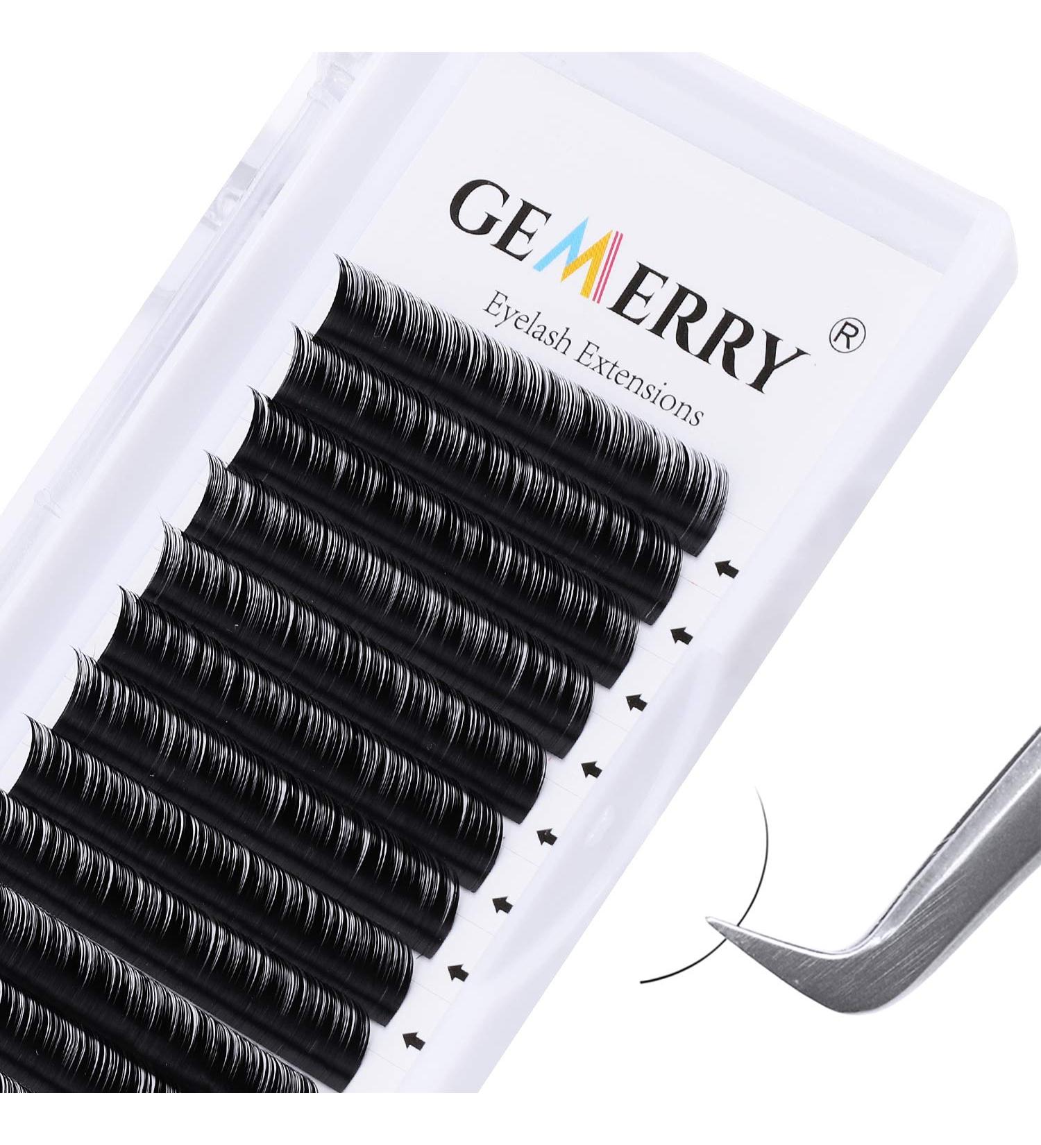 Buy 0.15 D Curl 11mm Single Eyelash Extensions - Individual Lashes from Gemerry | International Shipping - Buy Online on GoSupps.com