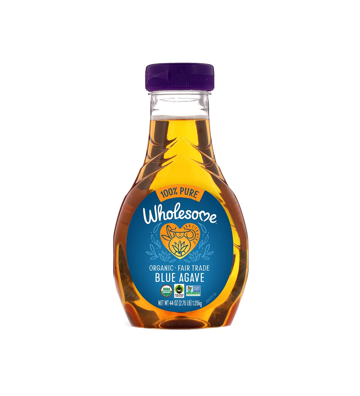 Organic Blue Agave Nectar - Low Glycemic Sweetener - Non GMO - Gluten Free - 44 oz (Pack of 2) - Buy Online on GoSupps.com