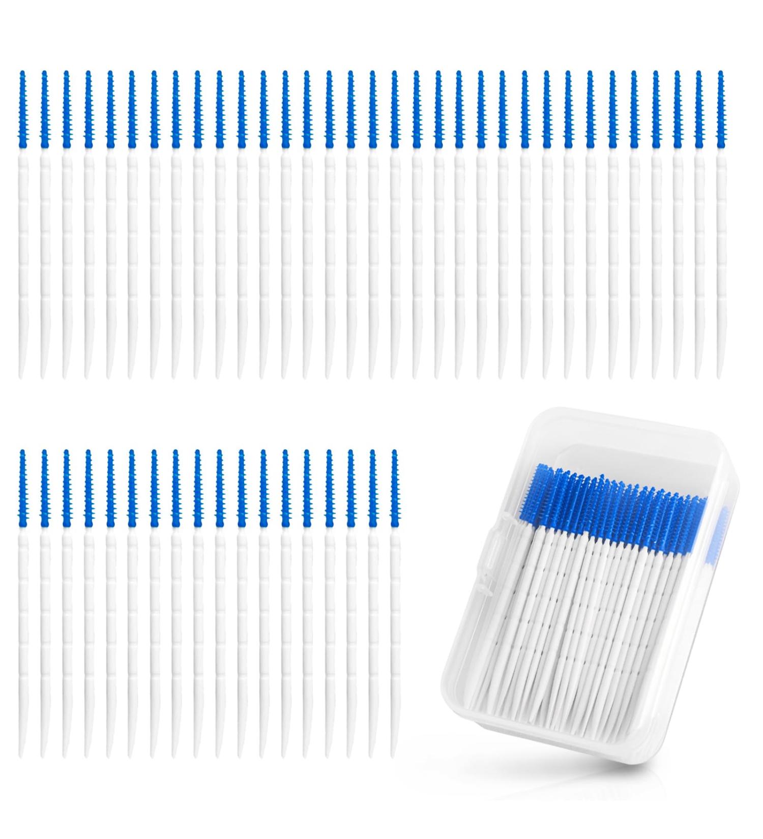 Interdental Brushes & Silicone Dental Picks | Dual-Use Oral Care Tools for Braces - 120 Count - Buy Online on GoSupps.com