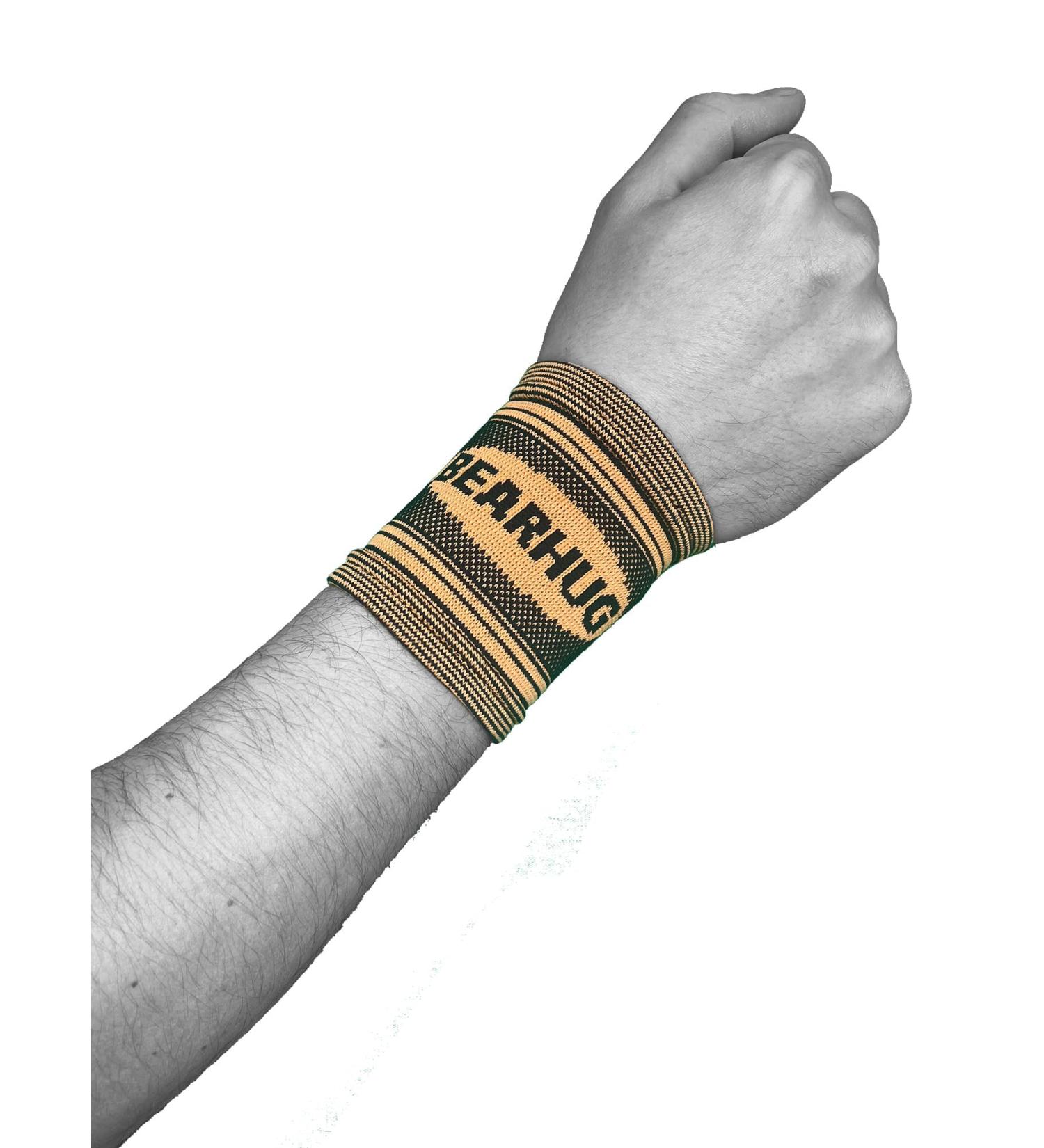 Bearhug Wrist Support for Men and Women - Wrist Brace for Arthritis Repetitive Strain Injury and Joint Pain - Bamboo Compression Wrist Strap for Sports Gym and Pain Relief S Single - Buy Online on GoSupps.com