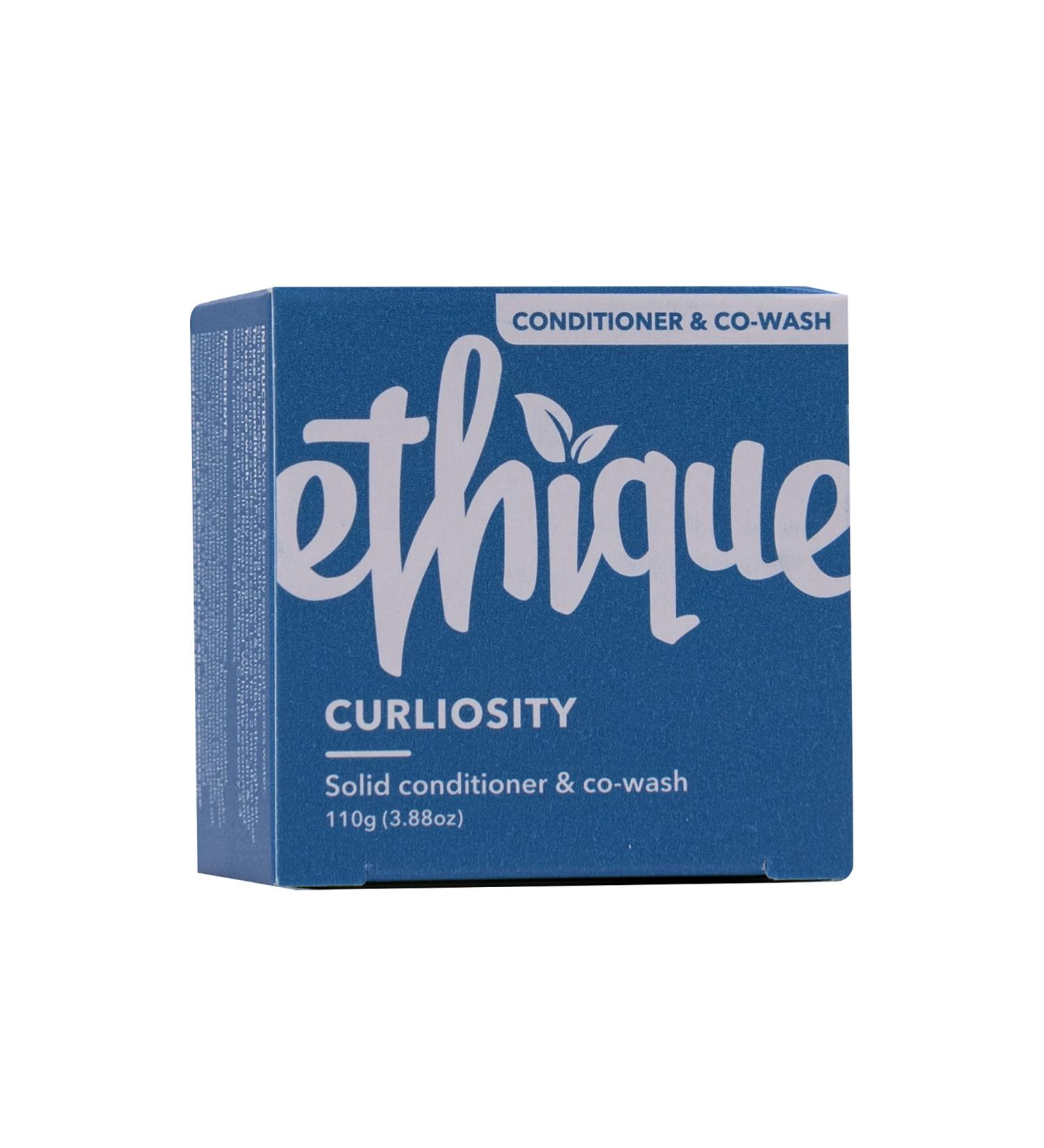 Ethique Curliosity Solid Conditioner Bar for Curly Hair - Eco-Friendly, Sulfate Free, 80 Uses (3.88oz) - Buy Online on GoSupps.com