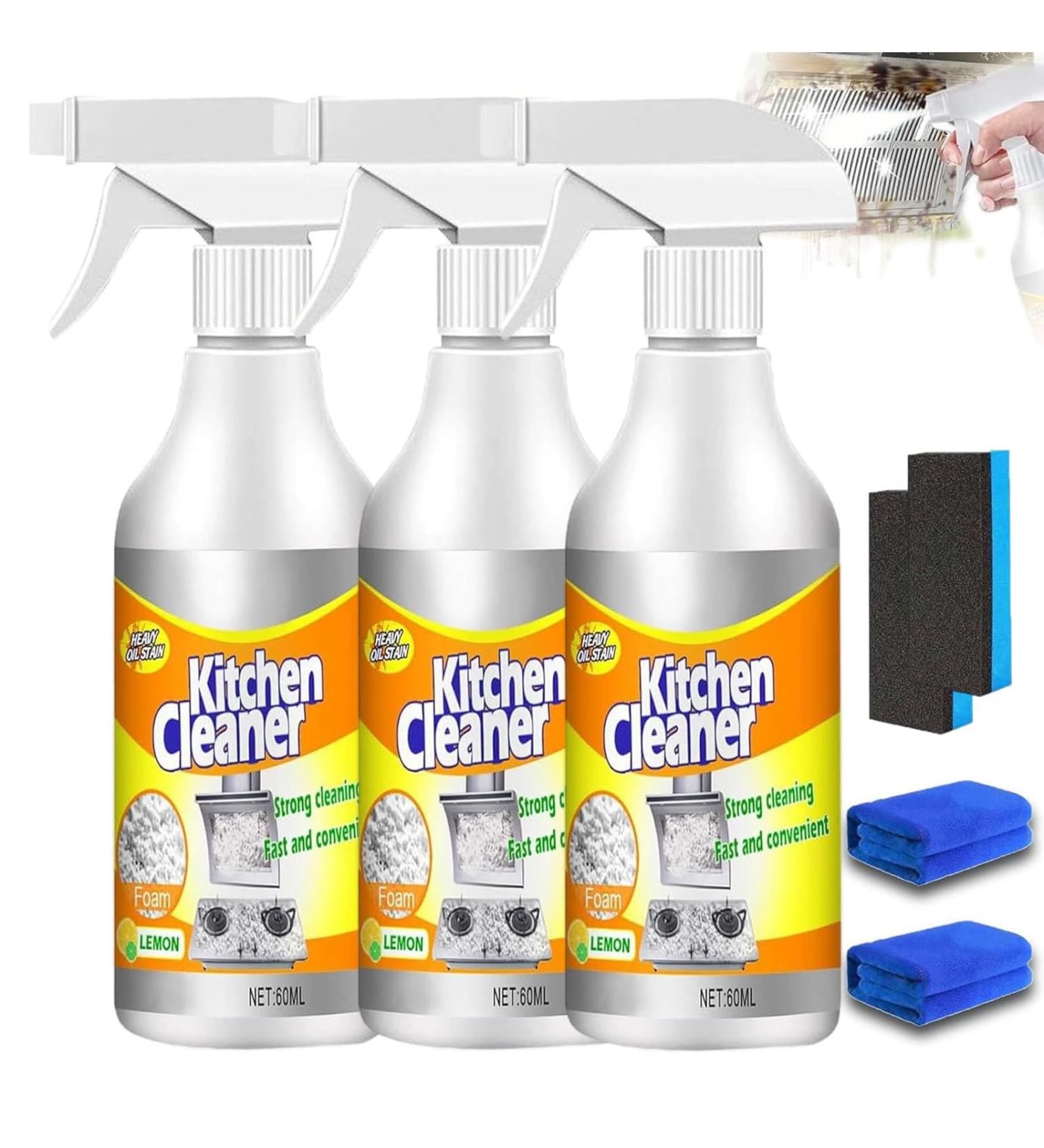 Jue-Fish Kitchen Foam Cleaner - Powerful Multifunctional Spray for Oil & Grease - International Shipping Available - Buy Online on GoSupps.com