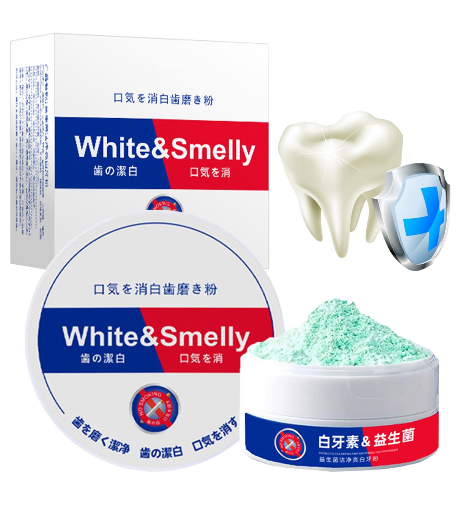 Aiposhiy Teeth Whitening Powder | Natural Probiotic Tooth Powder & Stain Remover - Alternative to Toothpaste (1PC) - Buy Online on GoSupps.com