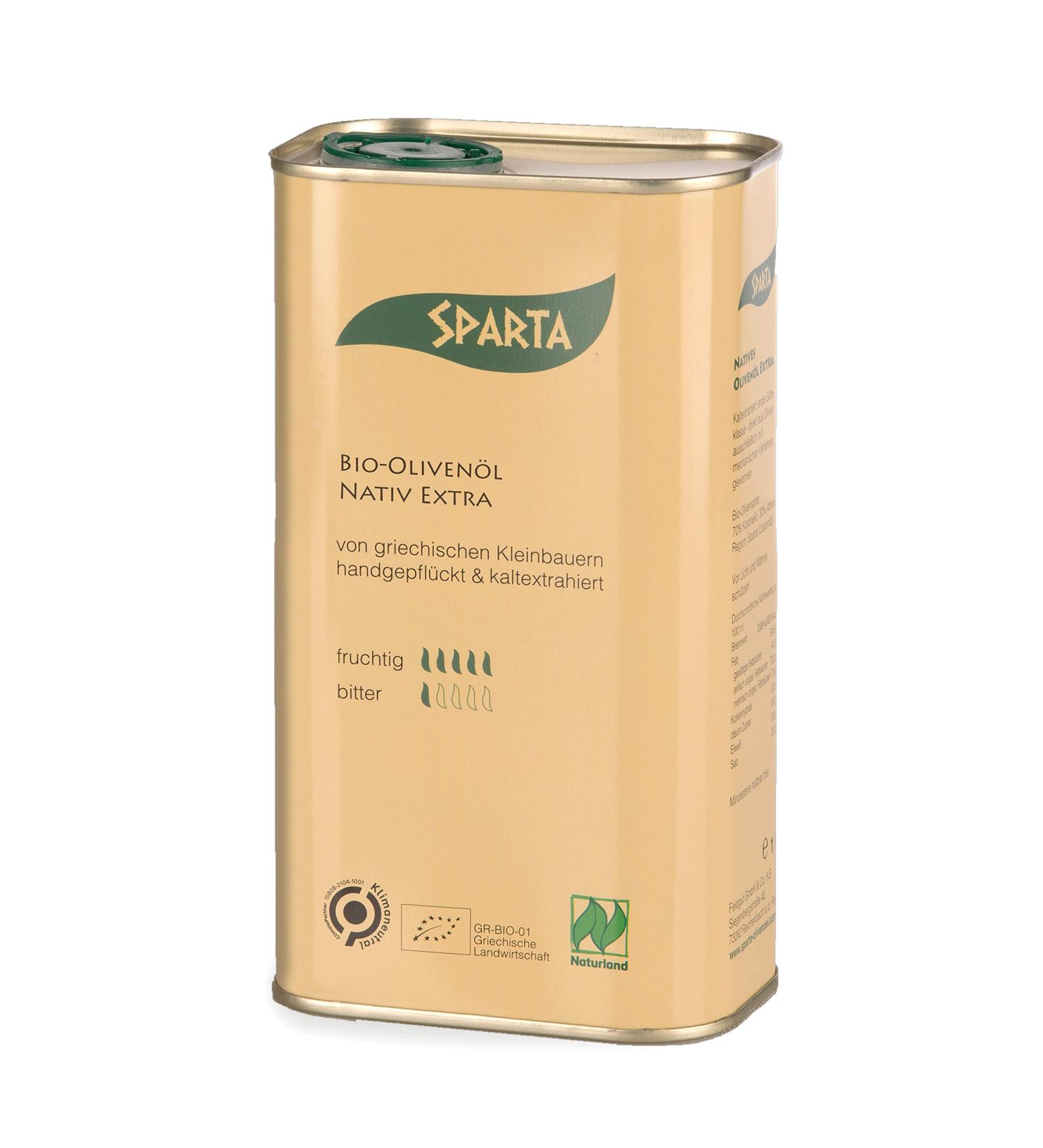 SPARTA Organic Extra Virgin Olive Oil 1L Premium Quality Greek Olive Oil Buy Online - Buy Online on GoSupps.com