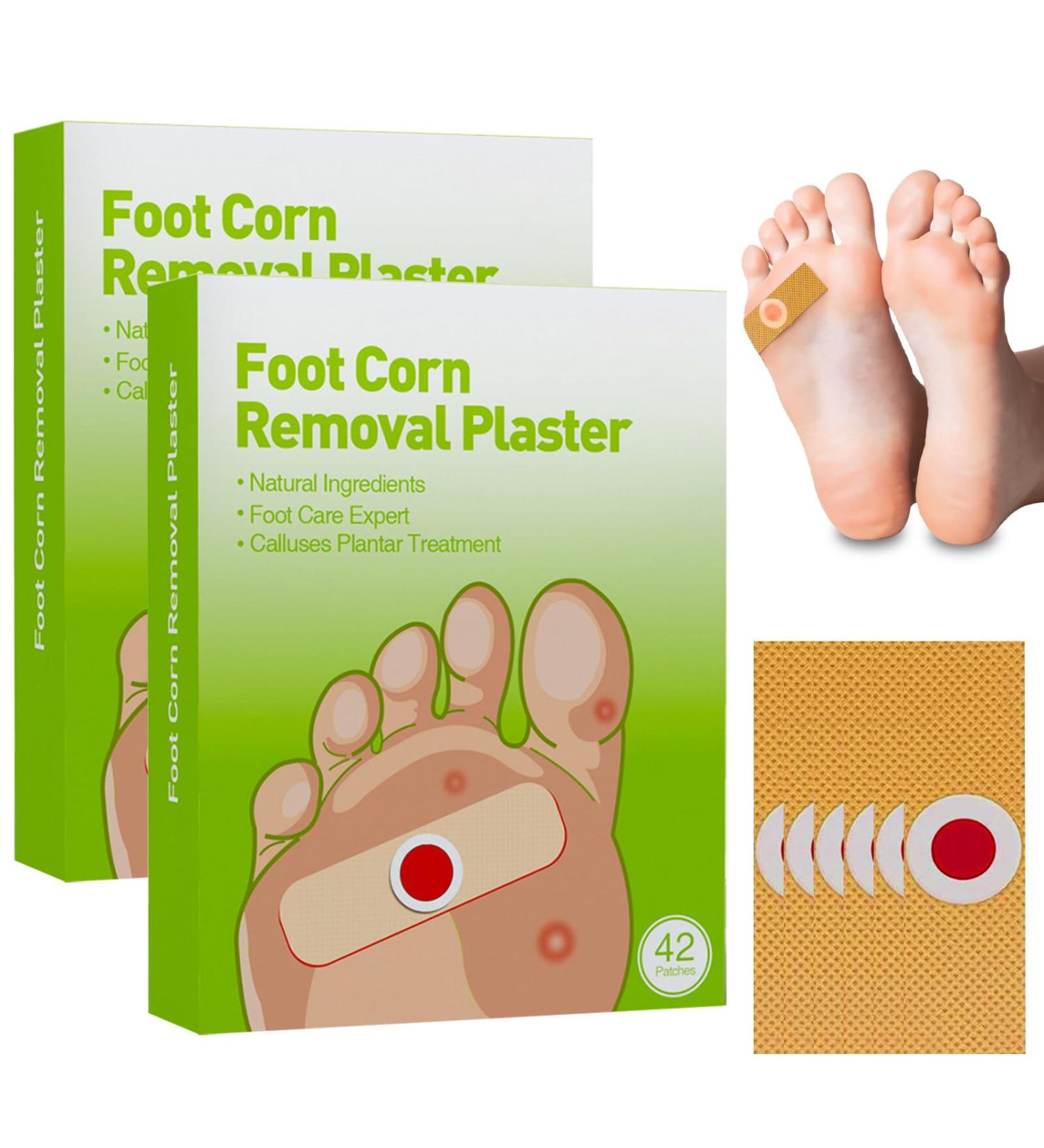 84 Corn Removal Pads for Stubborn Chicken Eyes & Warts - Effective Foot Sole Treatment - Buy Online on GoSupps.com