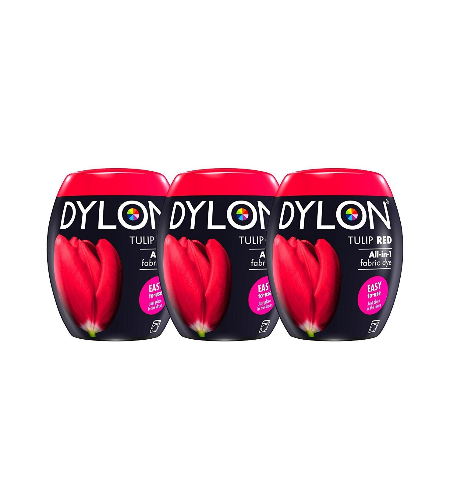 DYLON 350g Machine Dye Pod Tulip Red x 3