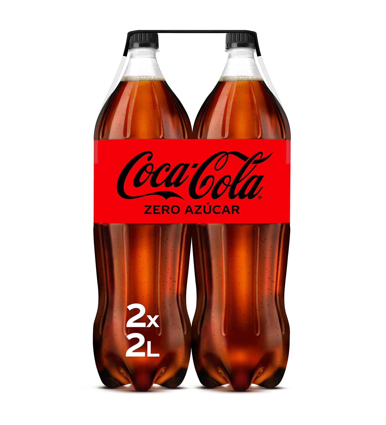 Refresco de Cola Coca Cola Zero Pack 2 Botellas 2 l - Buy Online on GoSupps.com