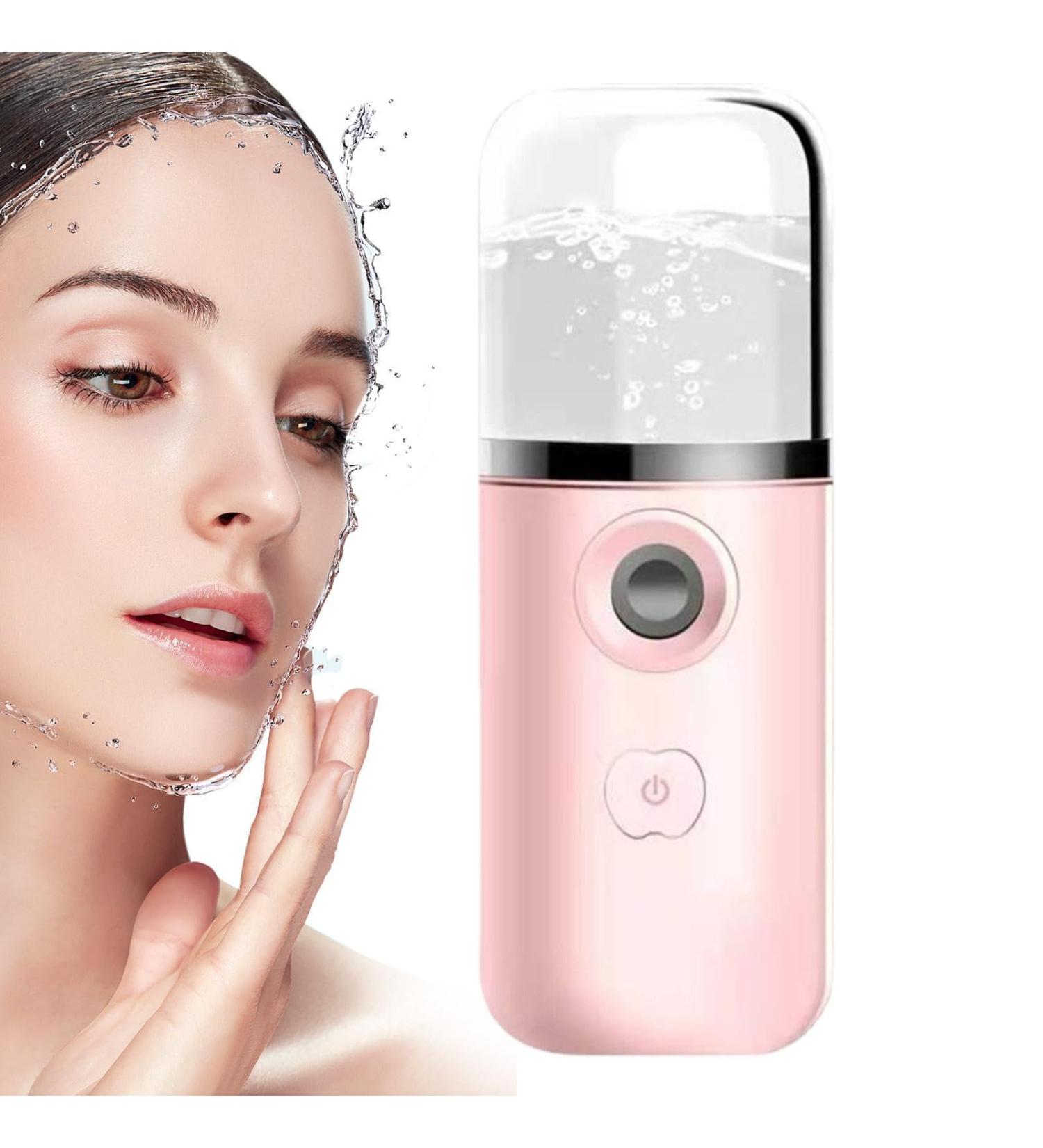Nano Mister - Sprayer Mister Hydrating Portable - Face Facial Sprayer for Skin Care Refreshing Revitalizing & Soothing - Face Steamer for Daily Use Pink - Buy Online on GoSupps.com
