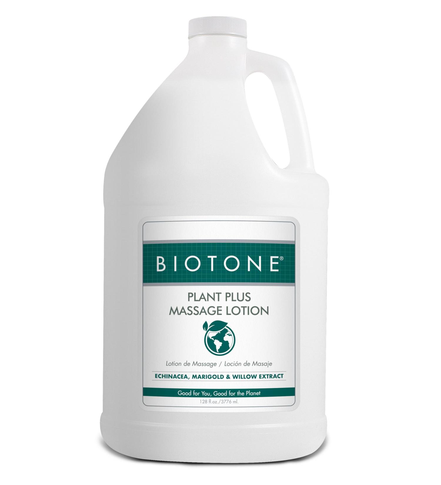Buy BIOTONE Plant Plus Massage Lotion - Eco-Friendly Plant-Based Versatile Massage Oil (128 OZ) for Optimal Glide & Customization - Perfect for All Modalities - Buy Online on GoSupps.com
