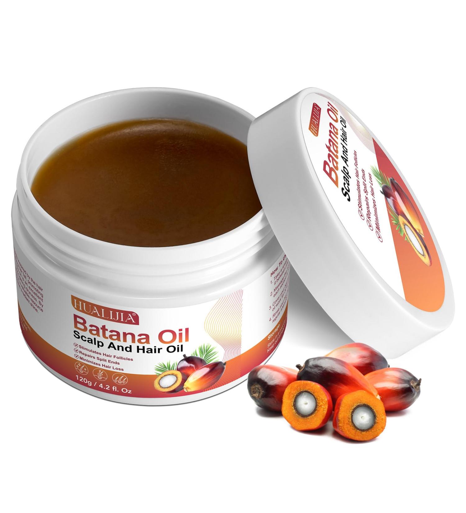 Pure Batana Oil for Hair - Cold Pressed 120g | Stimulate Growth & Moisturize Dry Hair - Buy Online on GoSupps.com