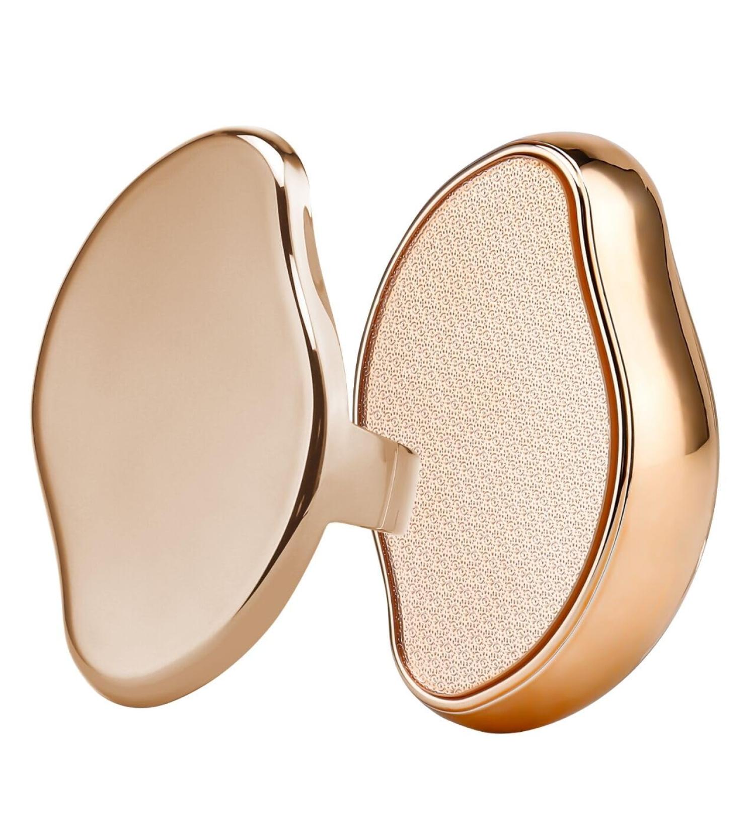 Buy Gold Glass Foot File & Callus Remover - Dead Skin Scrubber with Easy Storage Lid | International Shipping Available - Buy Online on GoSupps.com