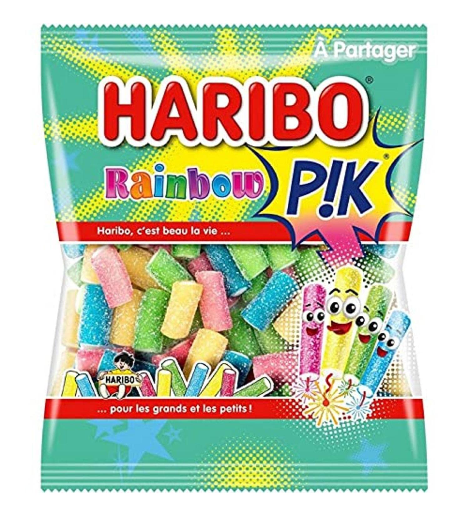 Haribo Rainbow Pik sweets, multifruit flavour - 200 g bag