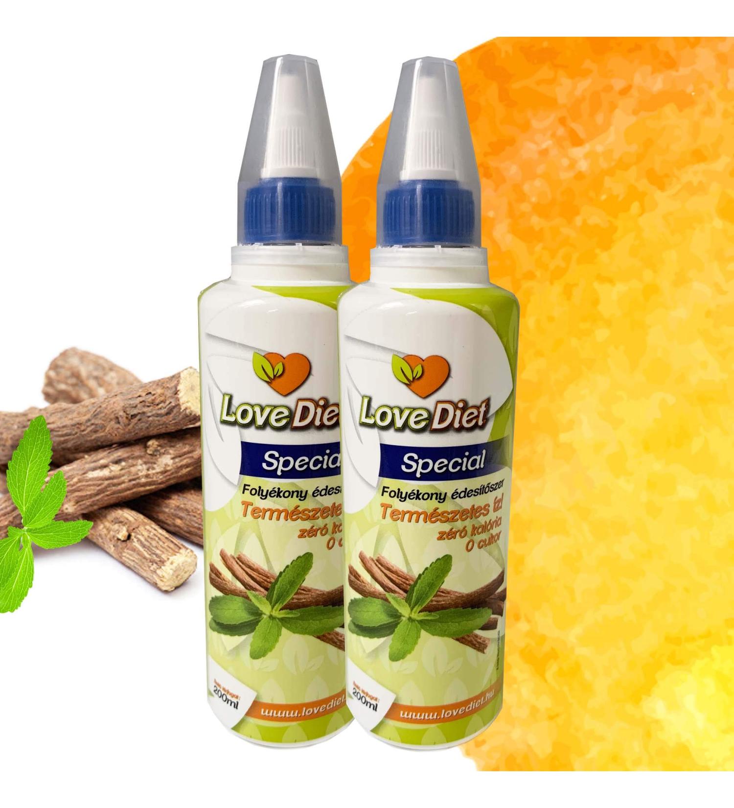 Stevia Liquid Sweetener Drops 2x200ml | Natural Sugar Substitute for Baking Tea & Coffee | Sugar-Free Sweets - Buy Online on GoSupps.com