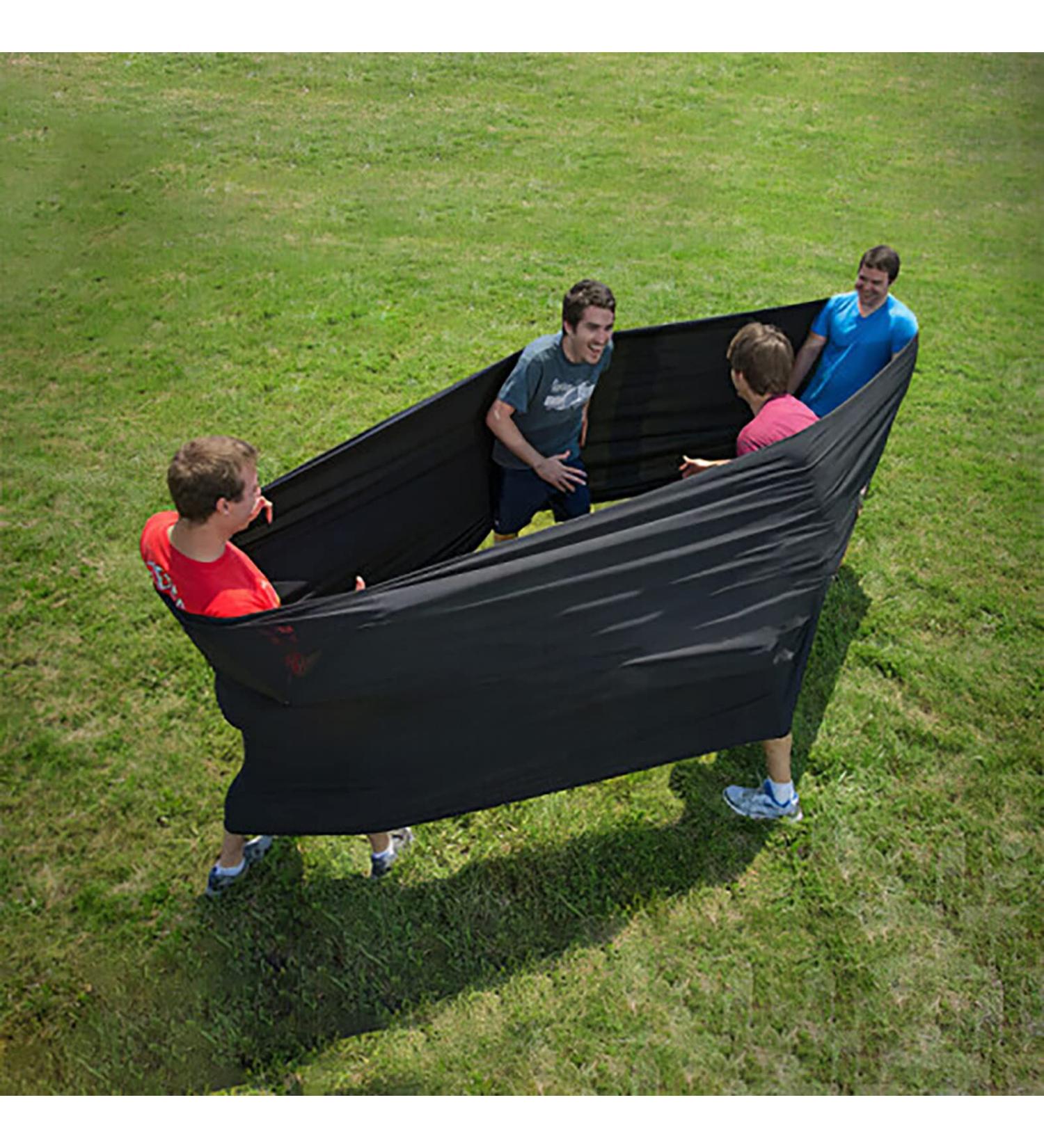 Lycra Tube Slingshot: Outdoor Team Building Game for Adults & Kids | Sensory Training Wheels in Colorful Polyester Spandex - Buy Online on GoSupps.com