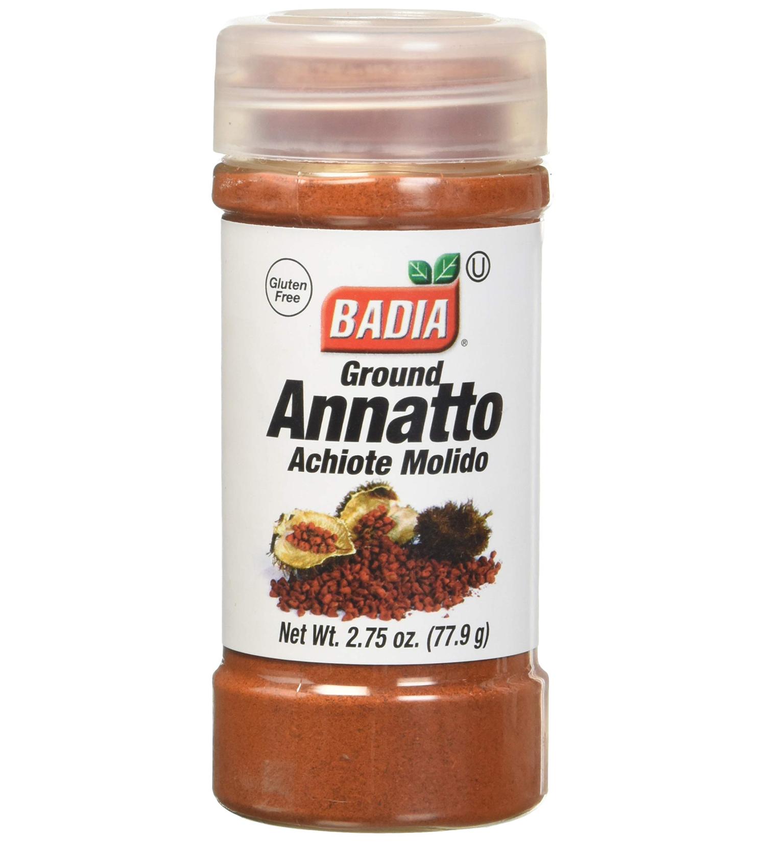 Badia Ground Annatto Seed, Achiote Molido, 2.75 Ounces