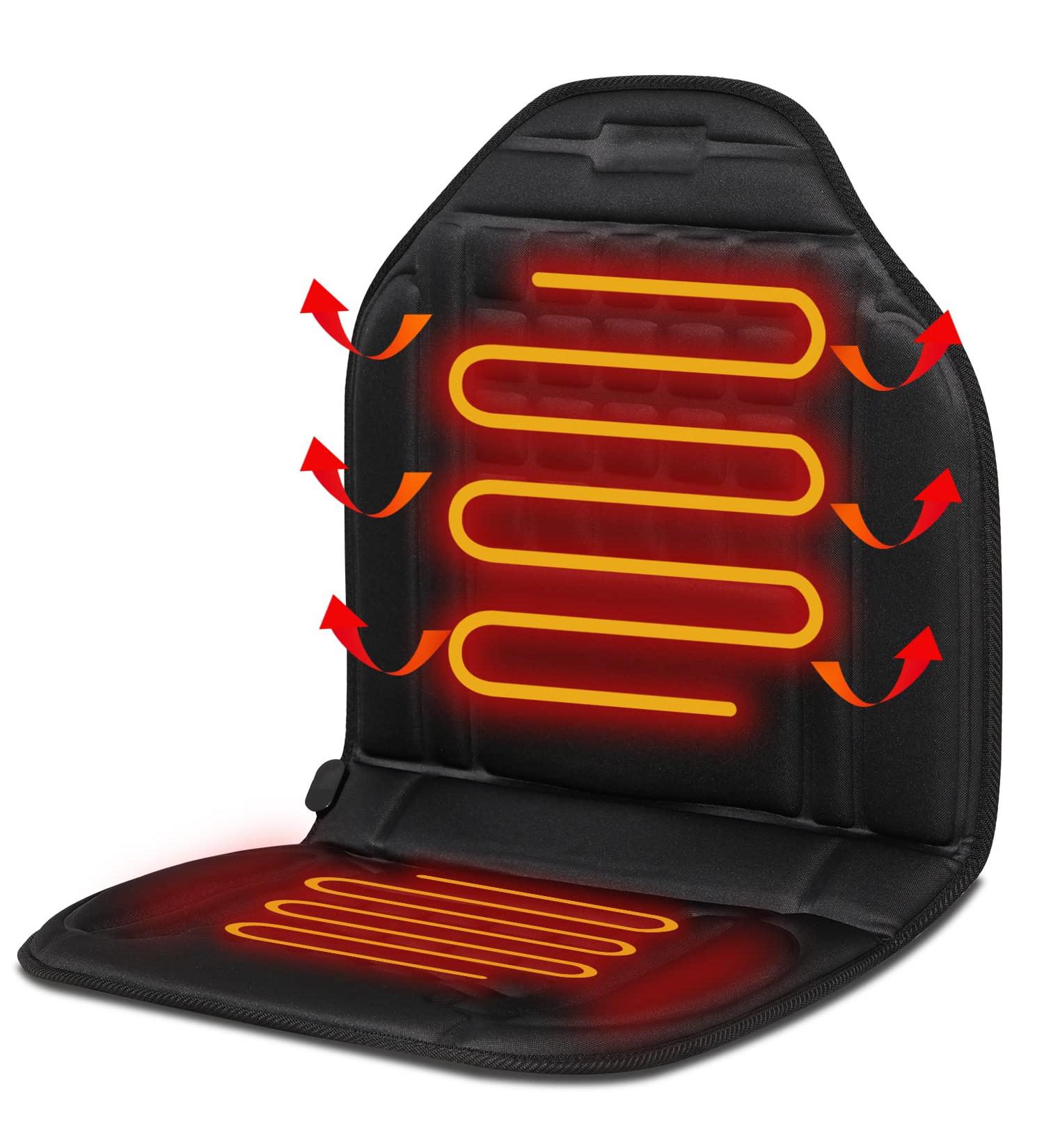 Seat Cushion with Heat:Winter Heated Seat Cover with Fast Heating On The Go to Reduce Stress - Buy Online on GoSupps.com